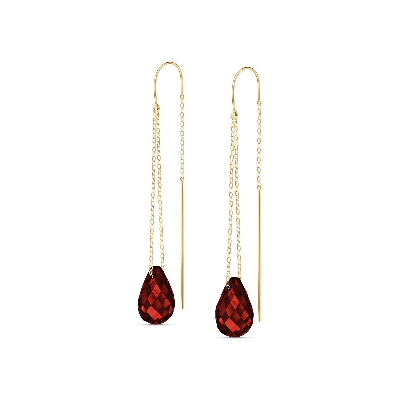 Yellow Gold Garnet — Mariadafne