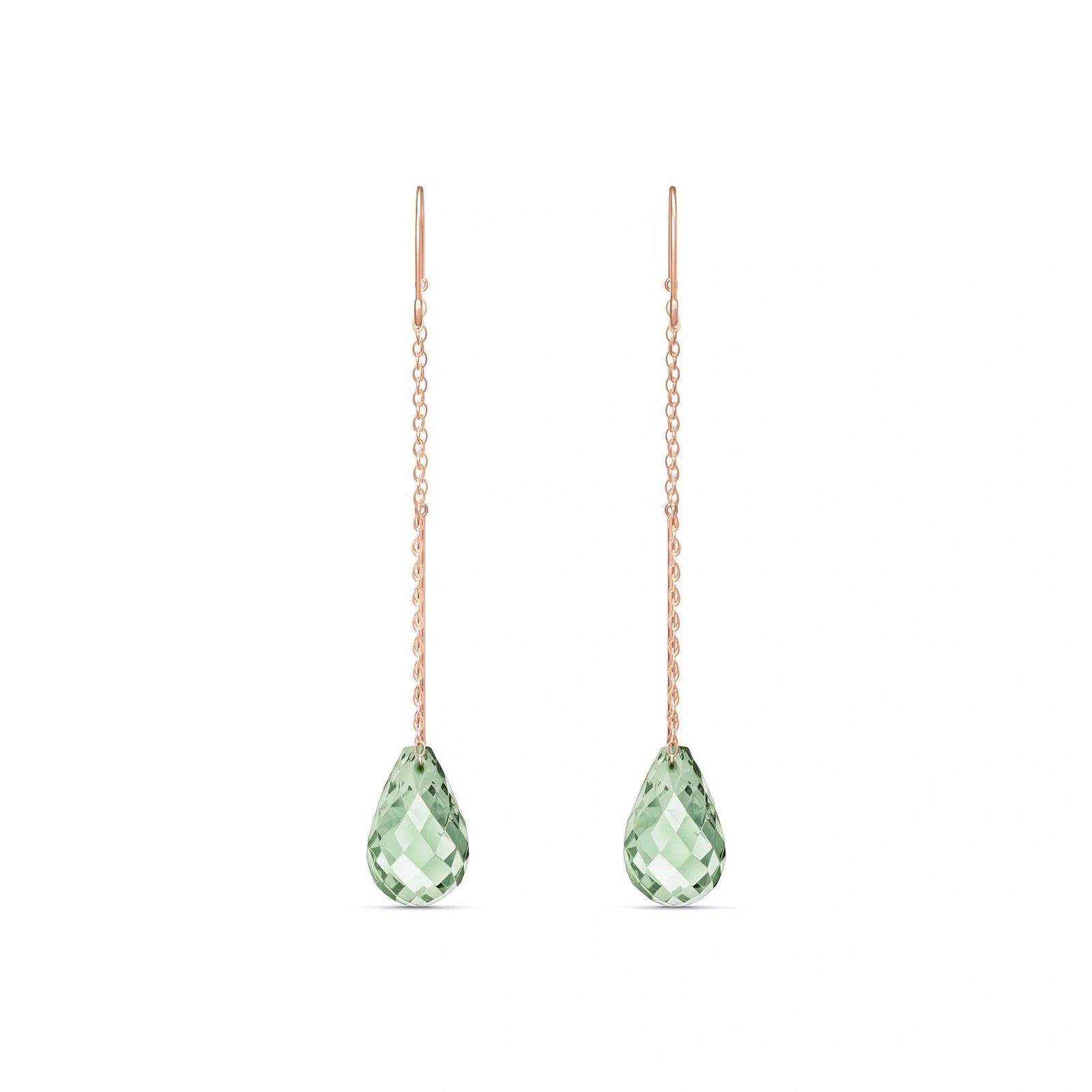 Rose Gold Green Amethyst — Mariadafne