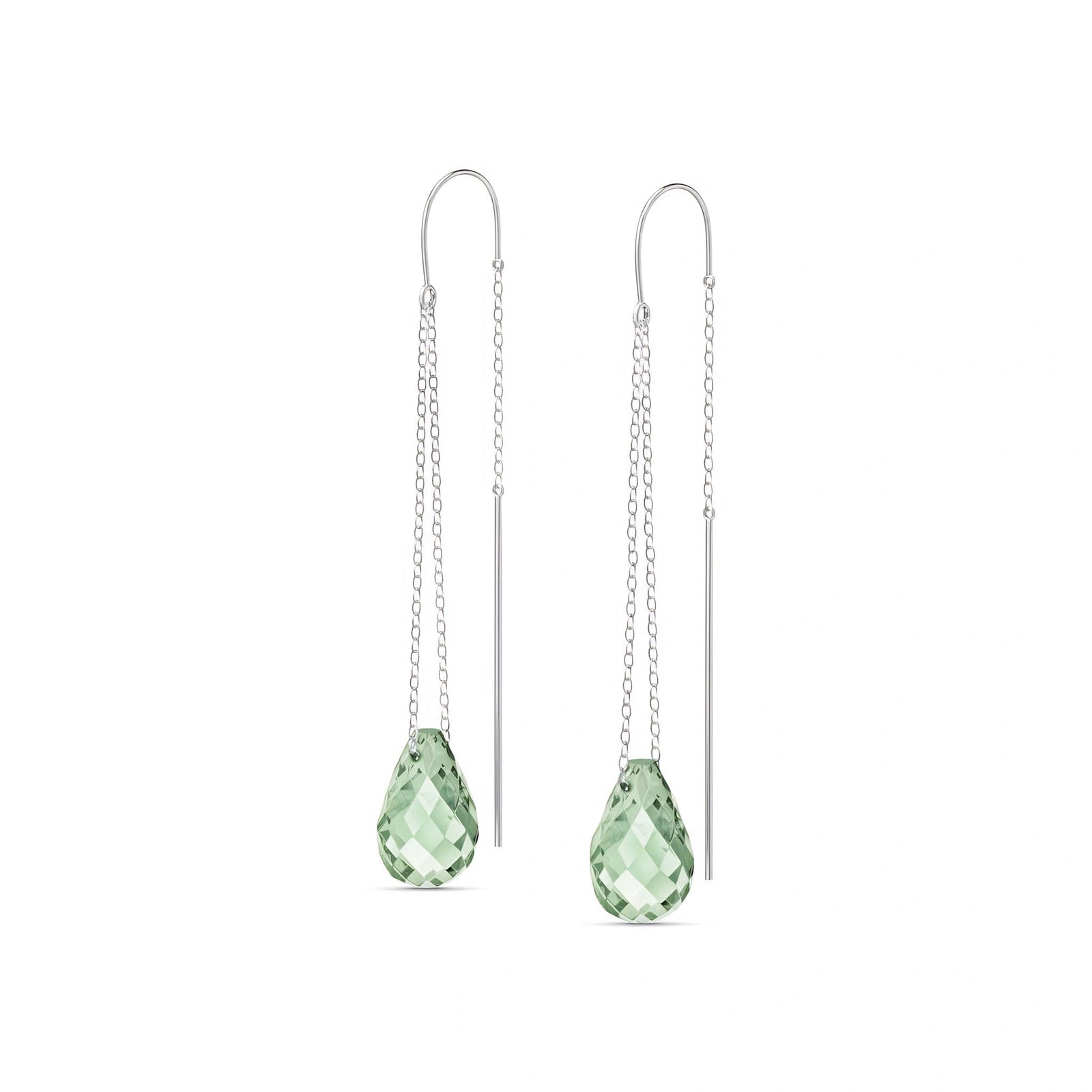 White Gold Green Amethyst — Mariadafne