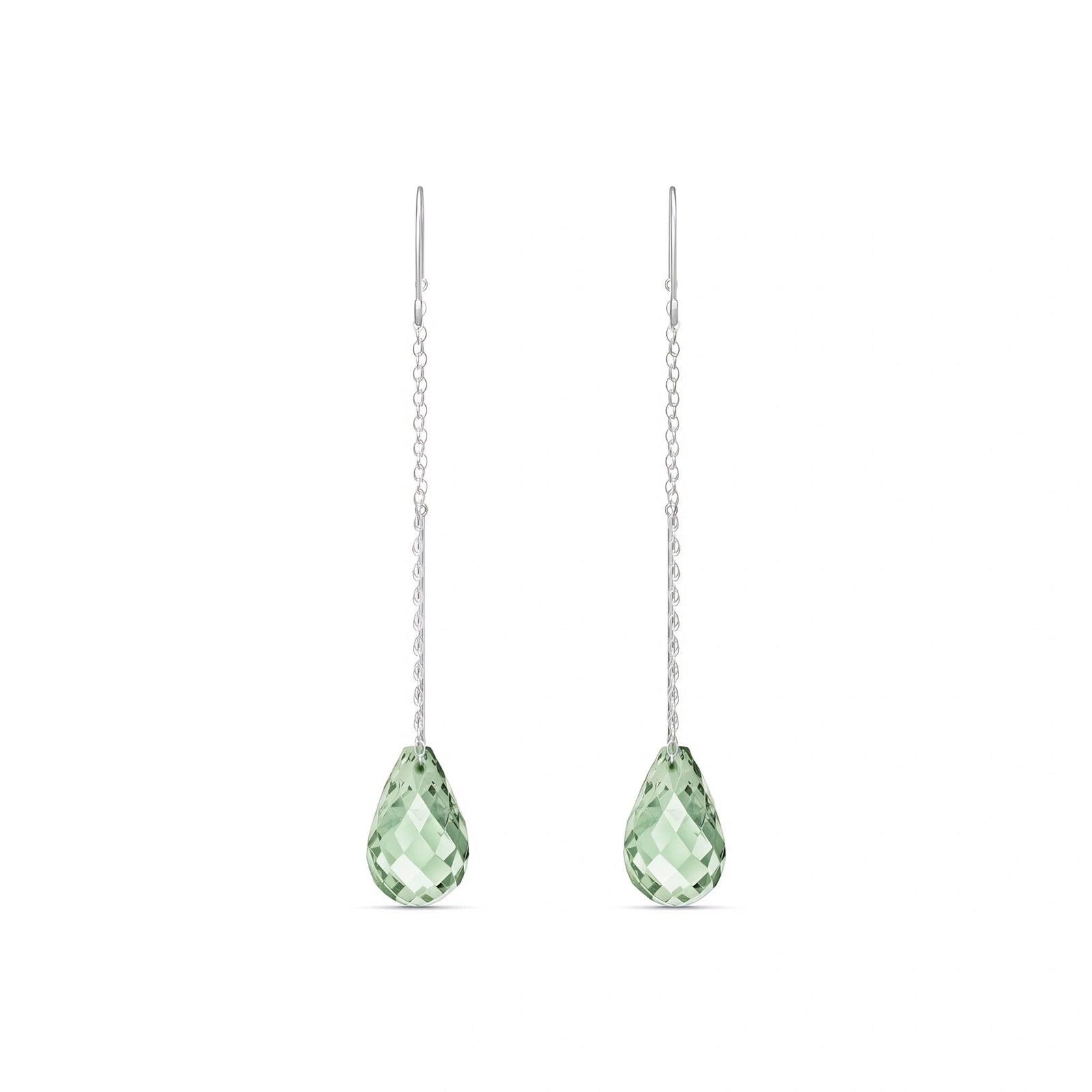 White Gold Green Amethyst — Mariadafne