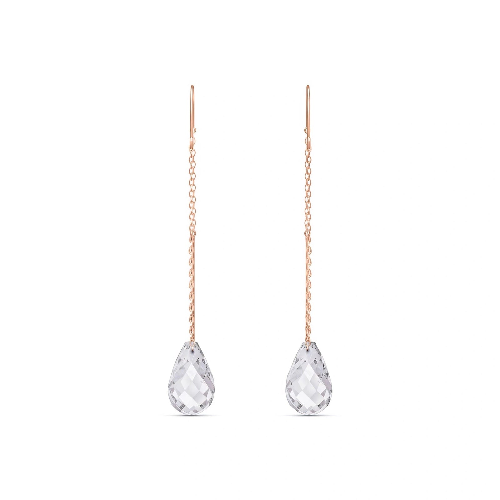 Rose Gold White Topaz — Mariadafne