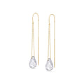 Yellow Gold White Topaz — Mariadafne