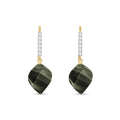 Yellow Gold Earrings Sapphire 10K — Giovannina
