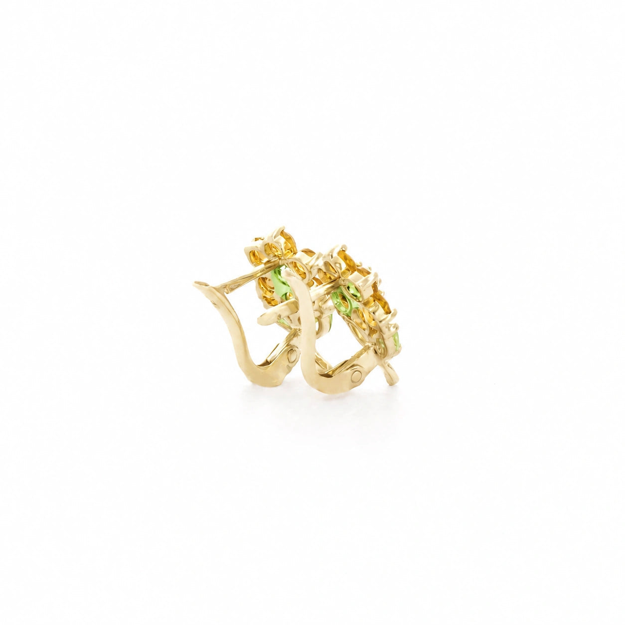 Yellow Gold Citrine & Peridot — Mariademetra