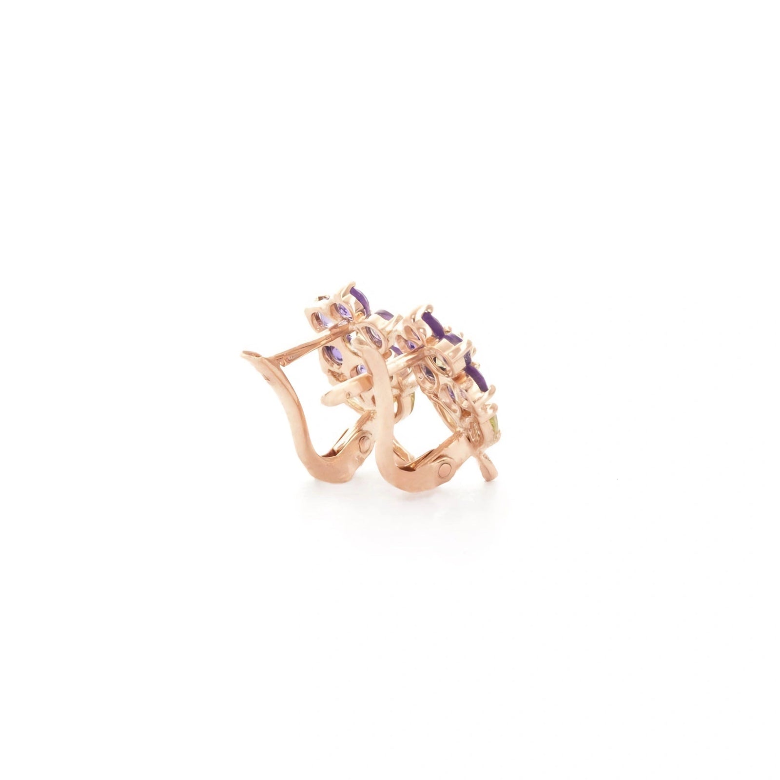 Rose Gold Peridot & Amethyst — Mariademetra