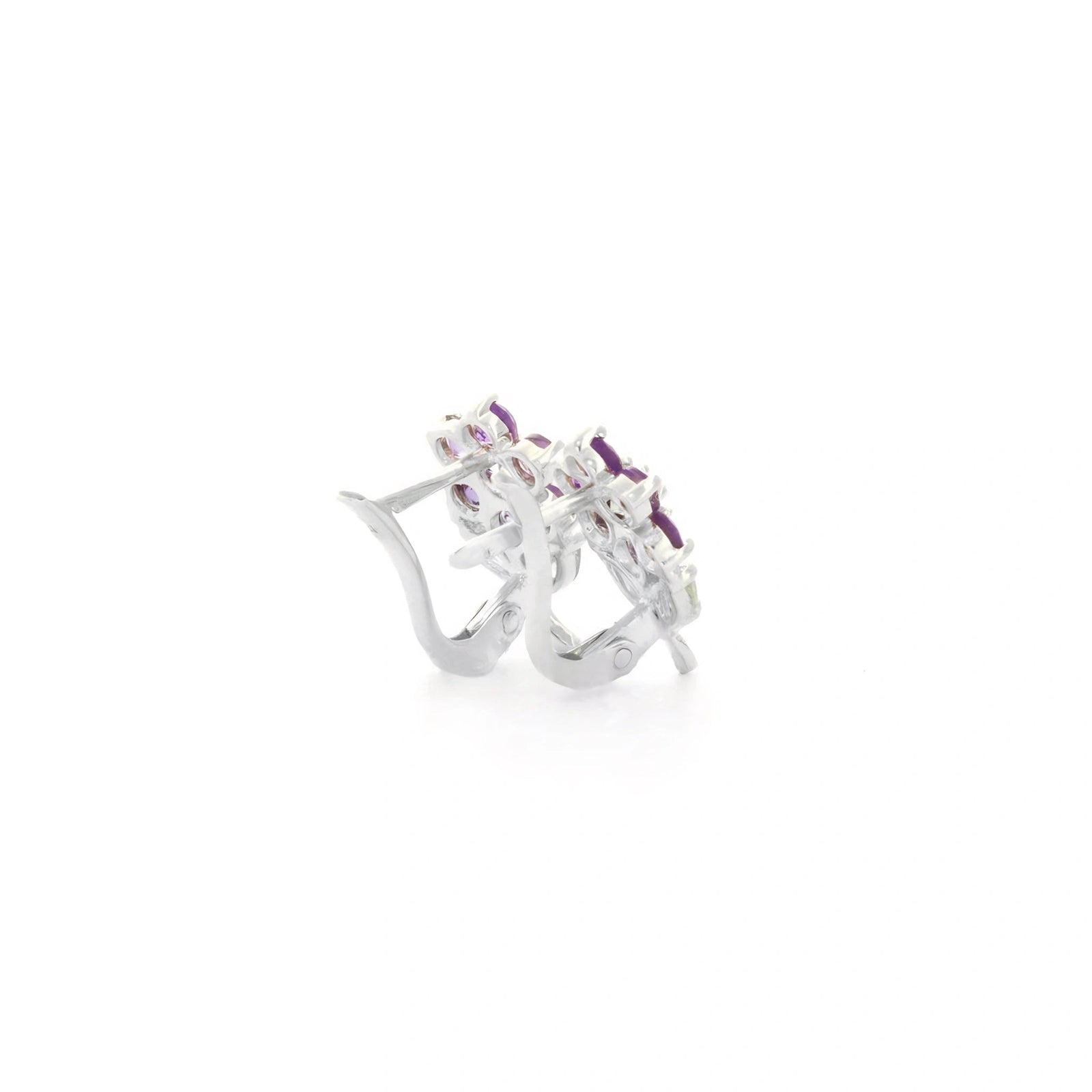 White Gold Peridot & Amethyst — Mariademetra
