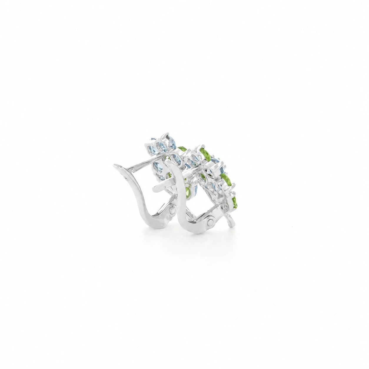 White Gold Peridot & Aquamarine — Mariademetra