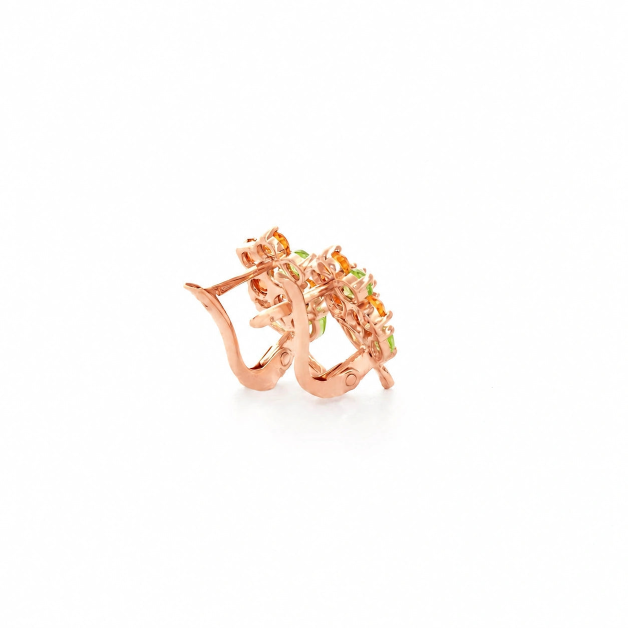 Rose Gold Peridot & Citrine — Mariademetra