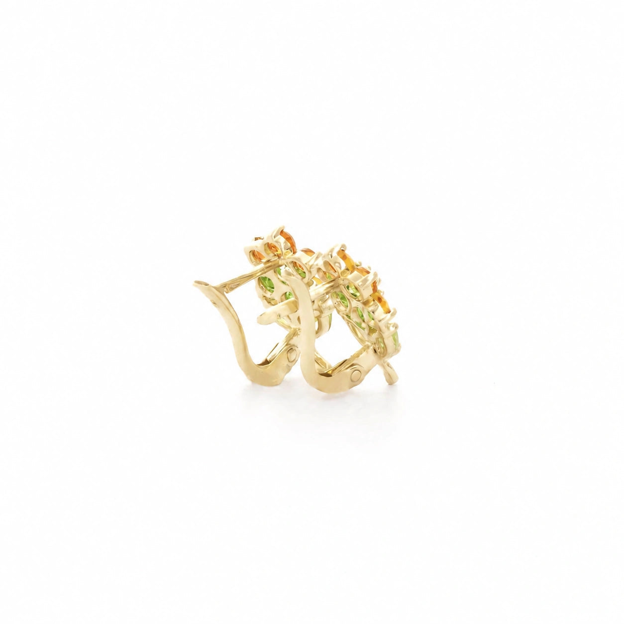 Yellow Gold Peridot & Citrine — Mariademetra