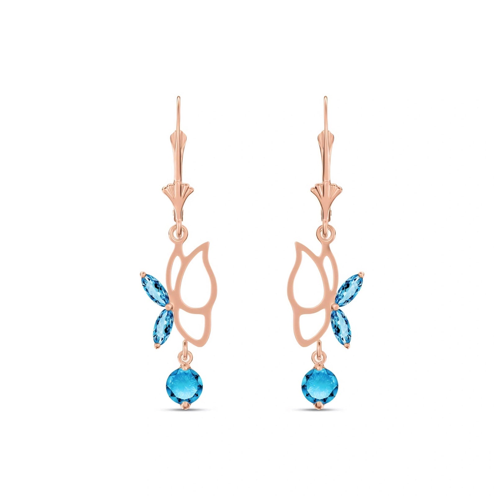 Rose Gold Blue Topaz — Mariadesideria