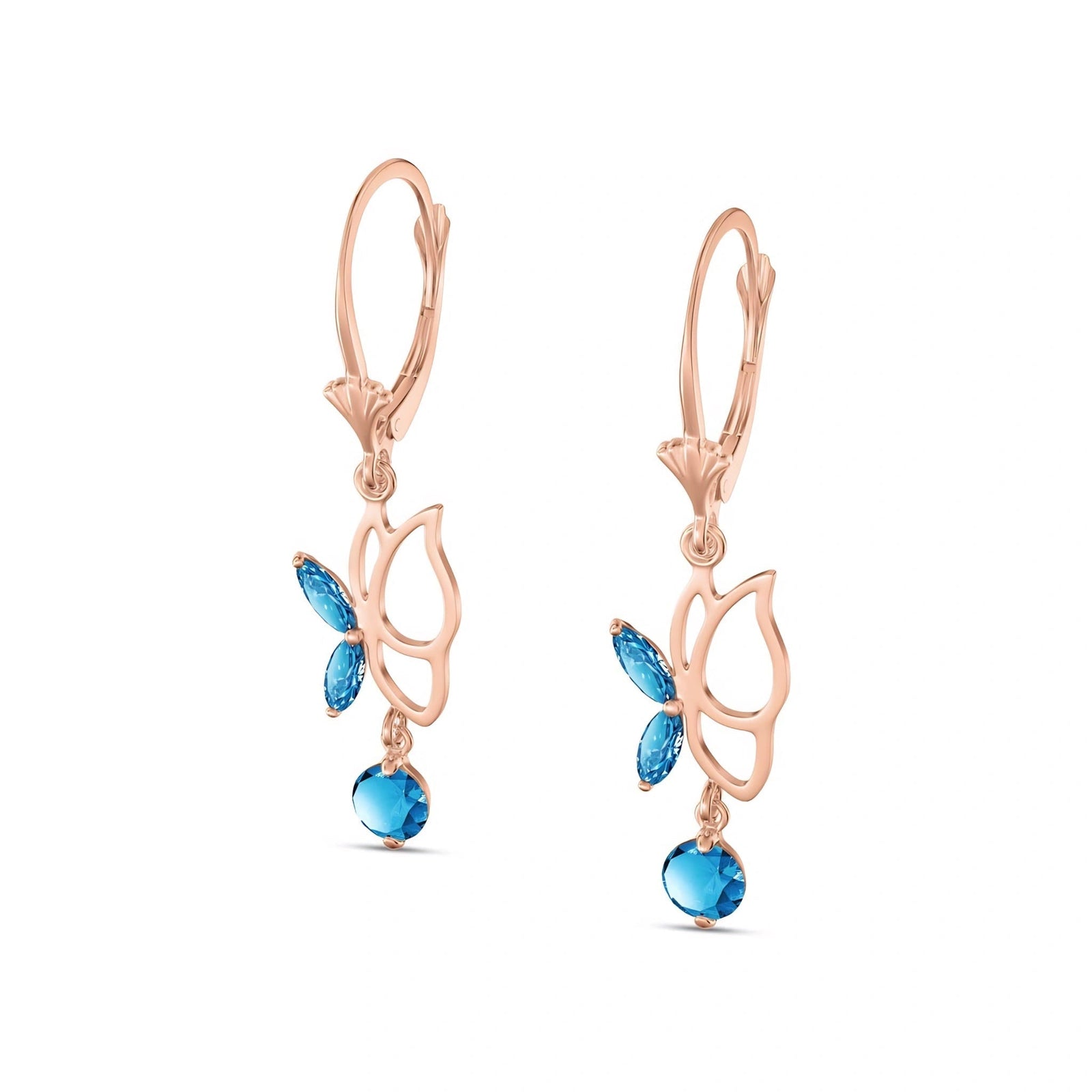 Rose Gold Blue Topaz — Mariadesideria