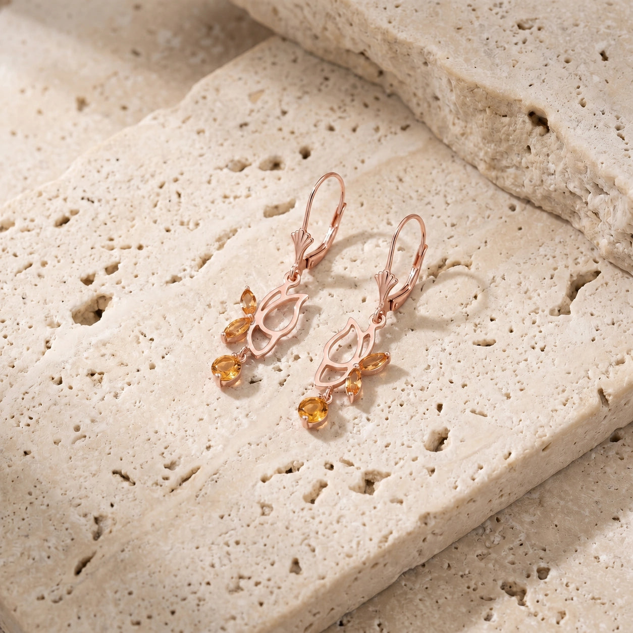Rose Gold Citrine — Mariadesideria