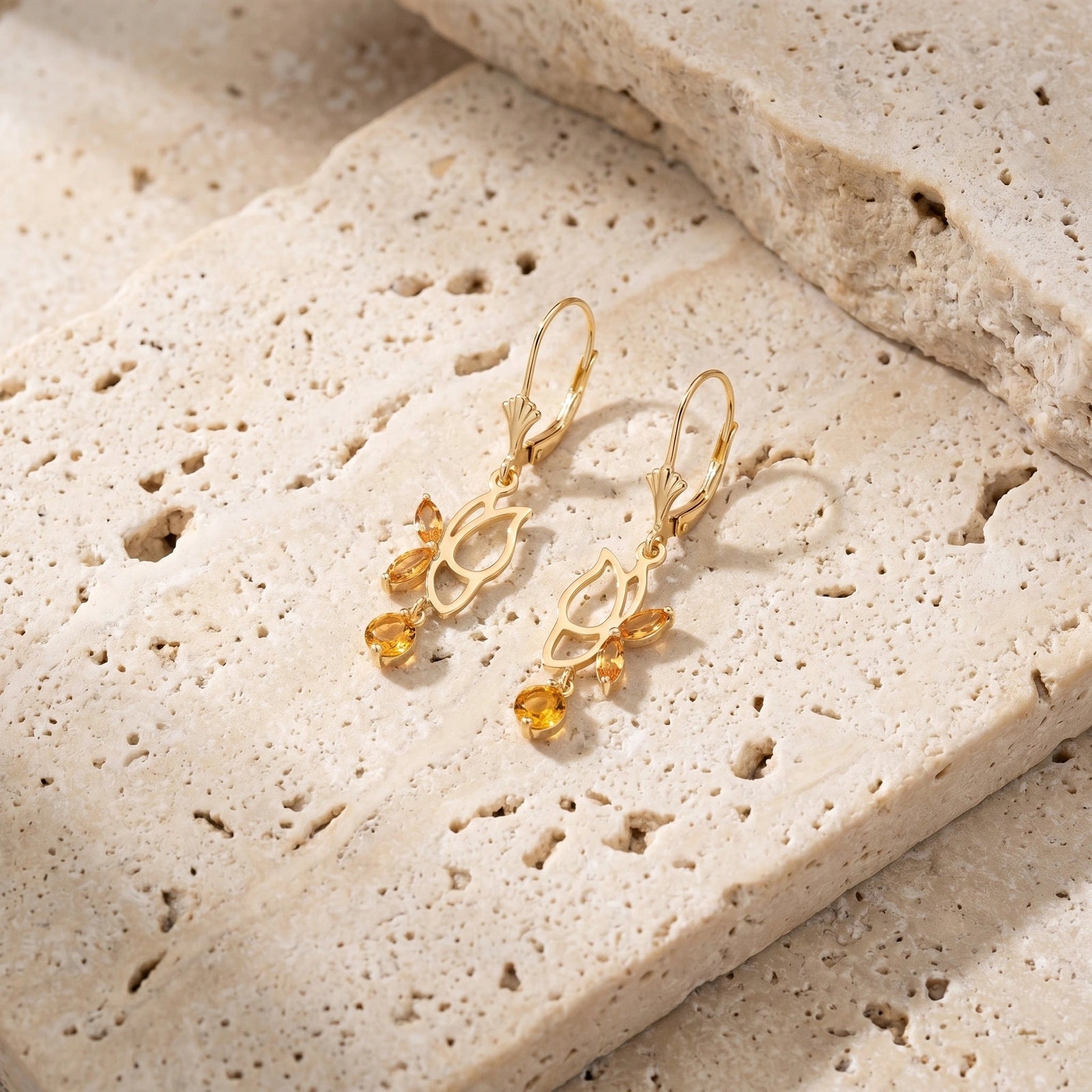 Yellow Gold Citrine — Mariadesideria