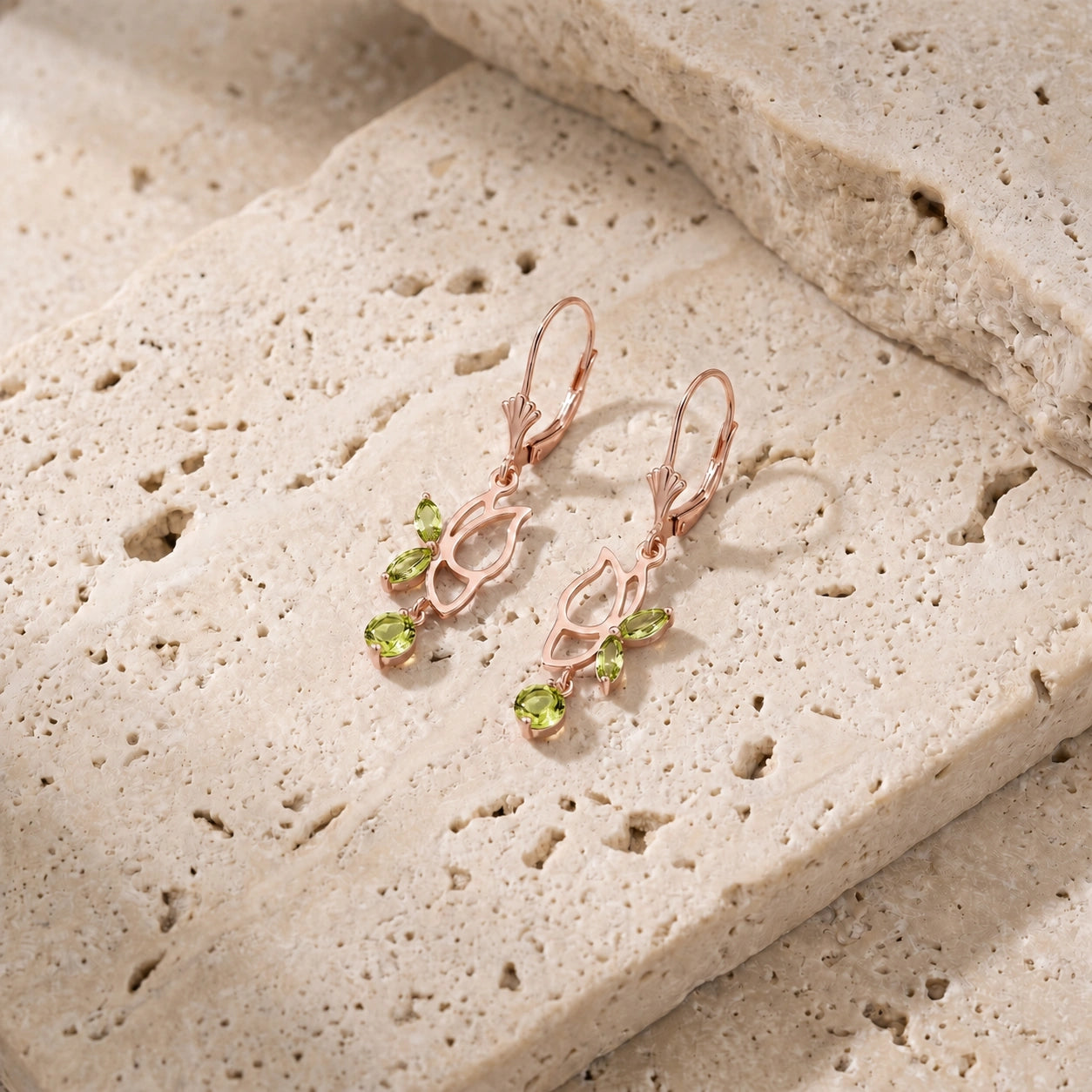 Rose Gold Peridot — Mariadesideria