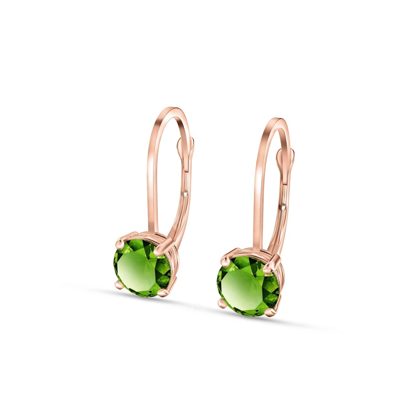 Rose Gold Belle Earrings Diamond 10K — Albertina