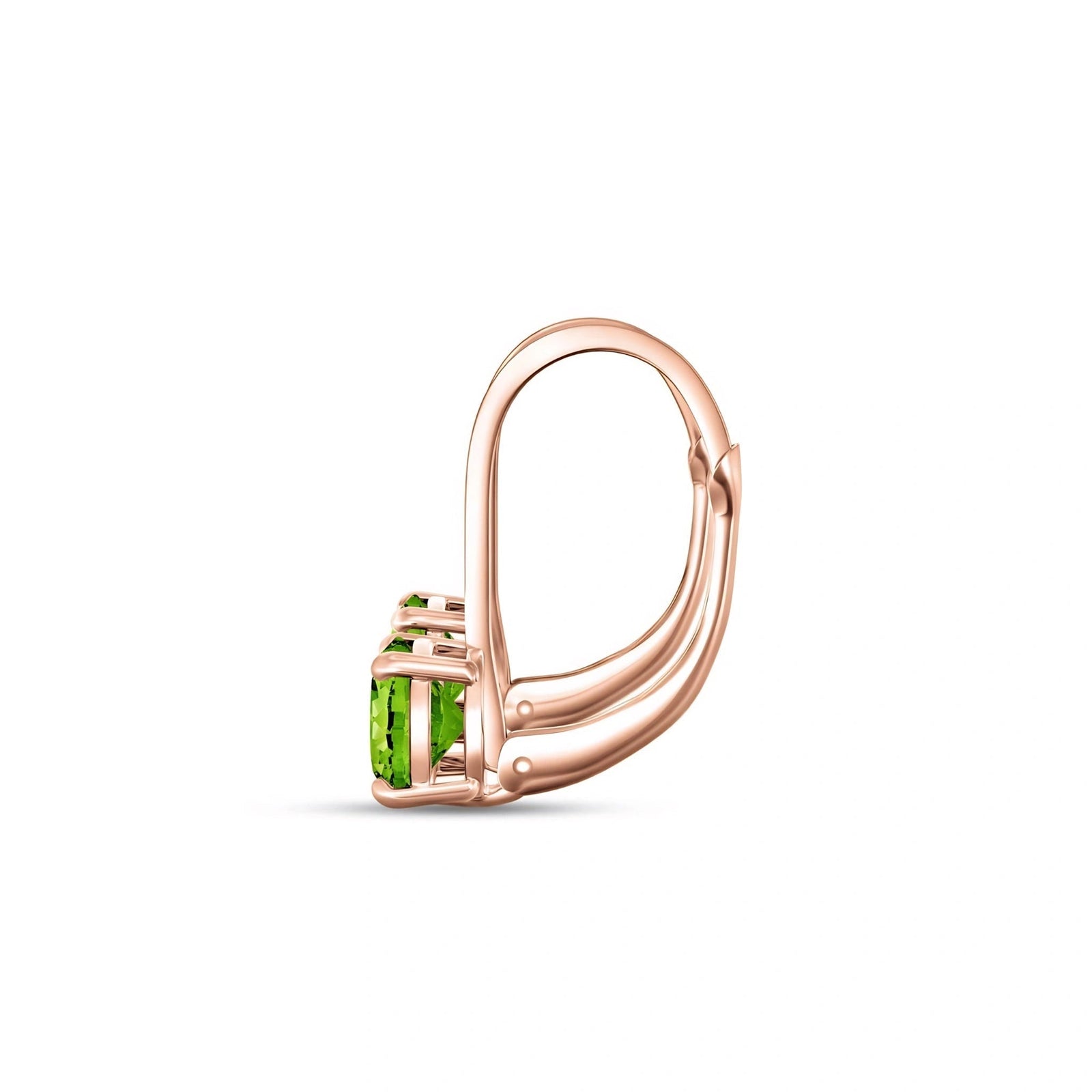 Rose Gold Belle Earrings Diamond 10K — Albertina