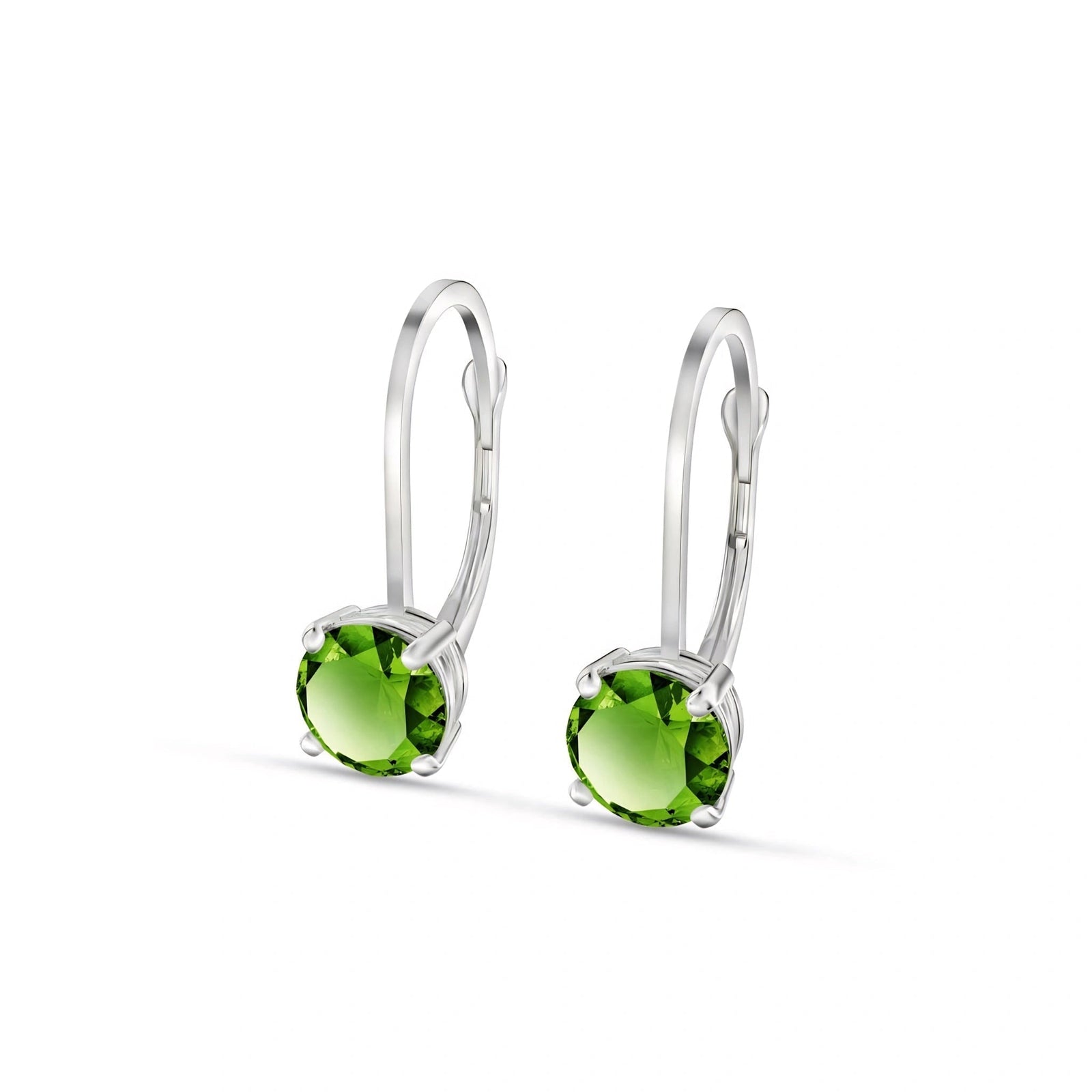 White Gold Belle Earrings Diamond 10K — Albertina