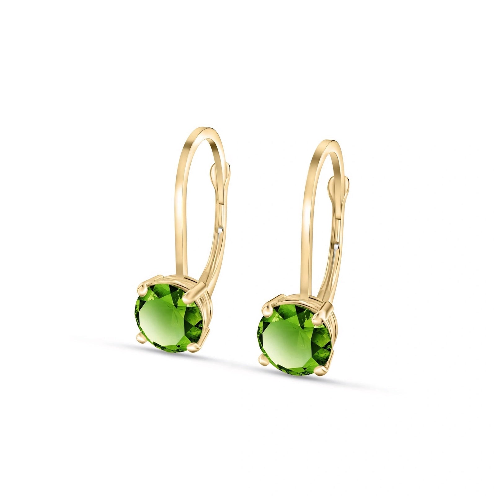 Yellow Gold Belle Earrings Diamond 10K — Albertina