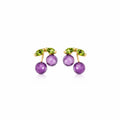 Yellow Gold Peridot & Amethyst — Mariadiodata