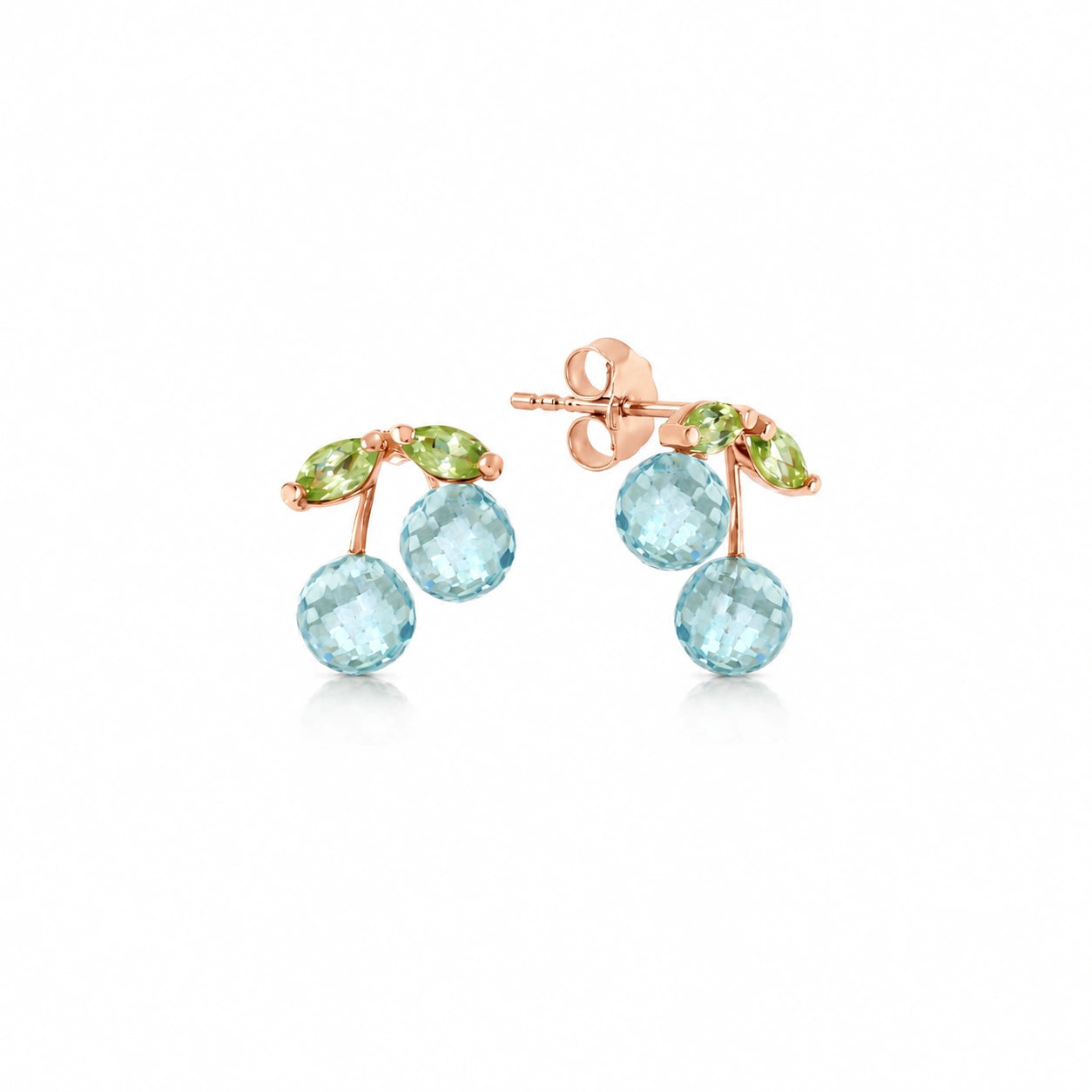 Rose Gold Peridot & Blue Topaz — Mariadiodata