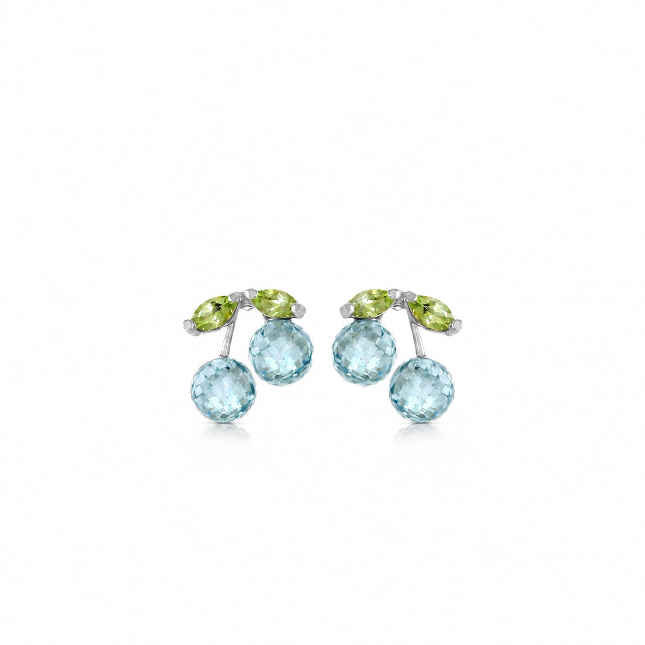 White Gold Peridot & Blue Topaz — Mariadiodata