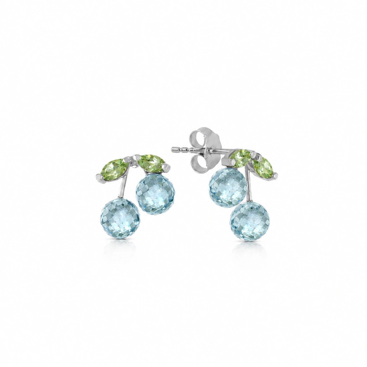 White Gold Peridot & Blue Topaz — Mariadiodata