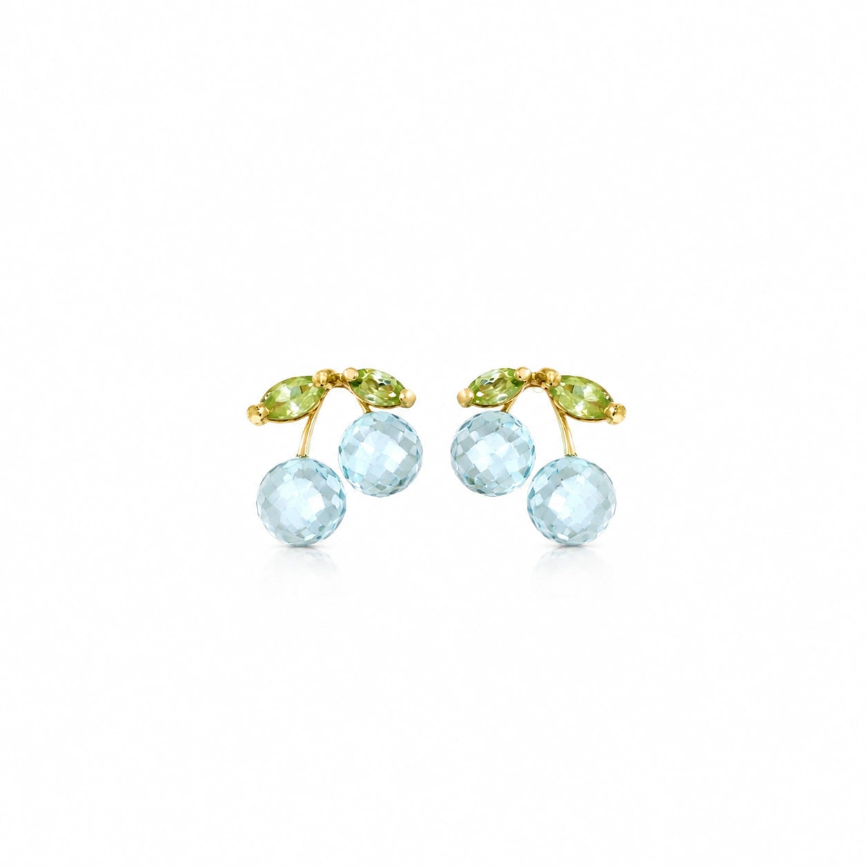 Yellow Gold Peridot & Blue Topaz — Mariadiodata