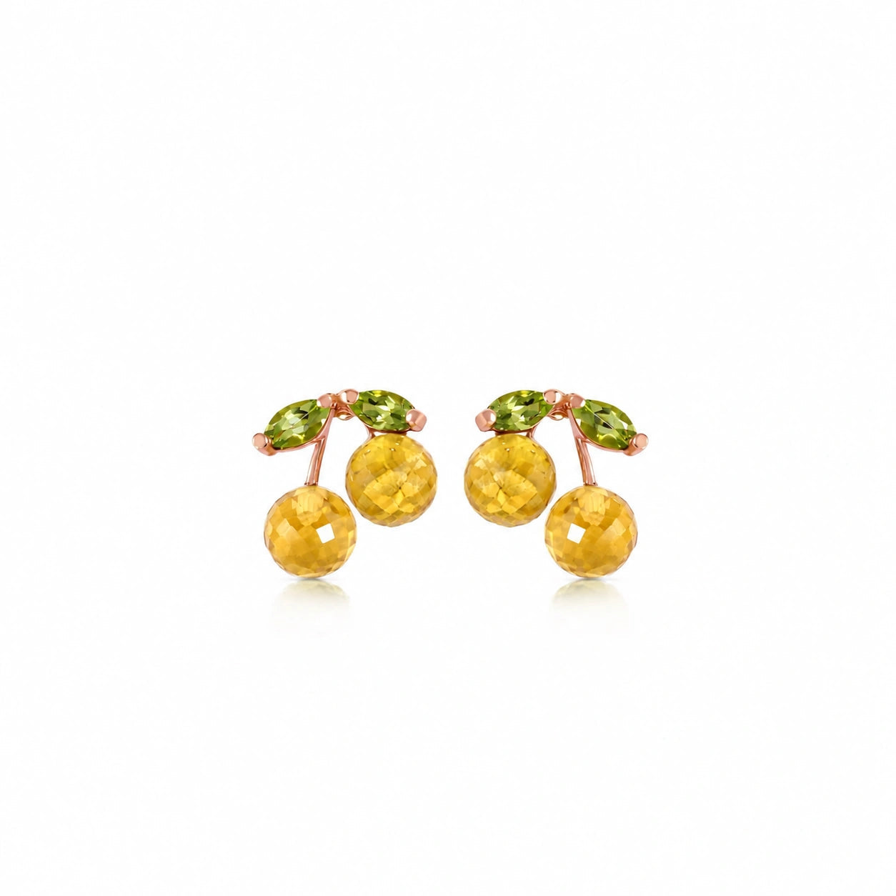 Rose Gold Peridot & Citrine — Mariadiodata