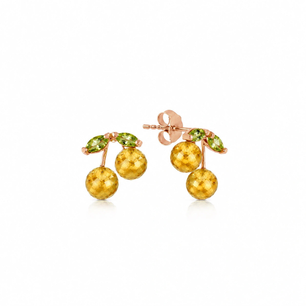 Rose Gold Peridot & Citrine — Mariadiodata