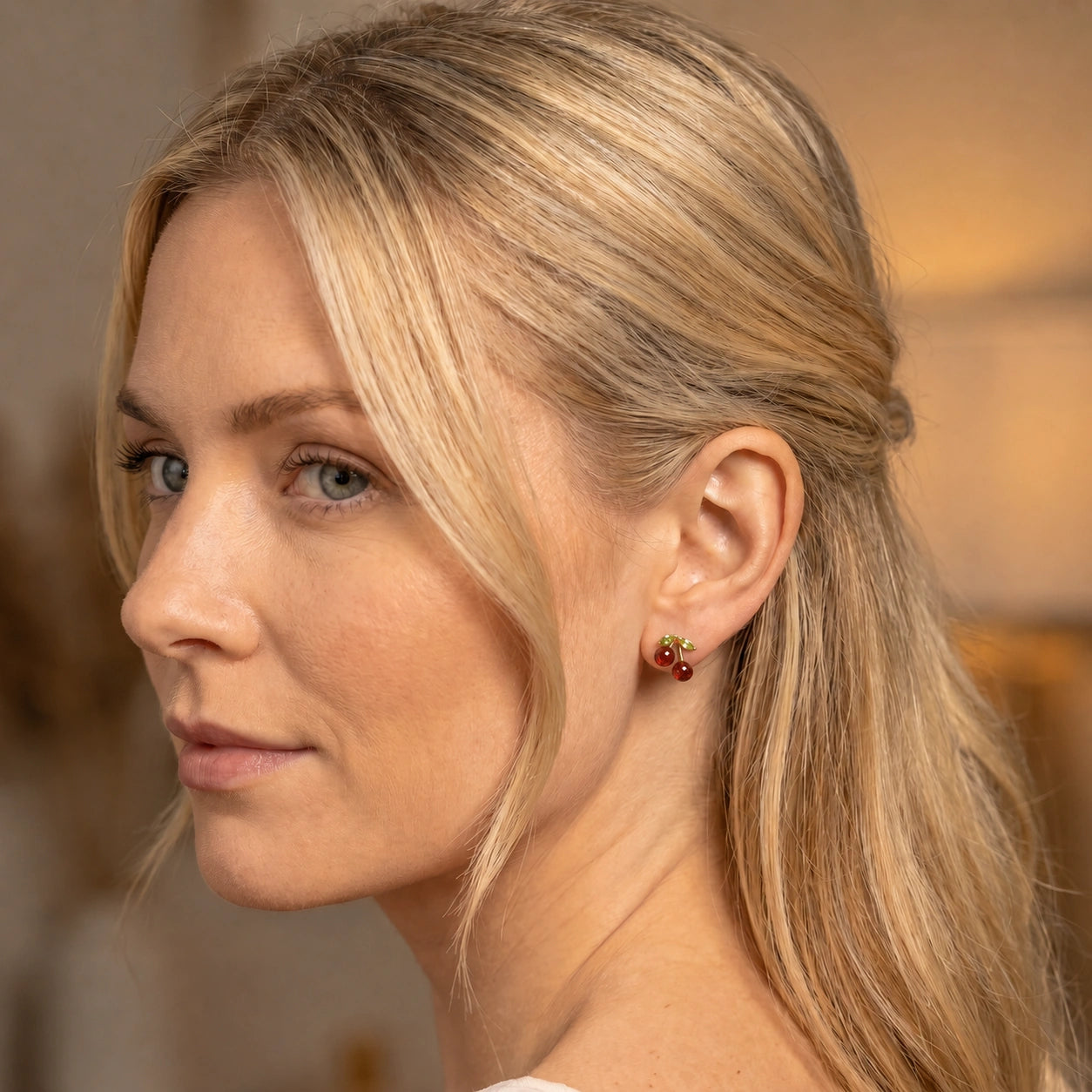 Yellow Gold Peridot & Garnet — Mariadiodata