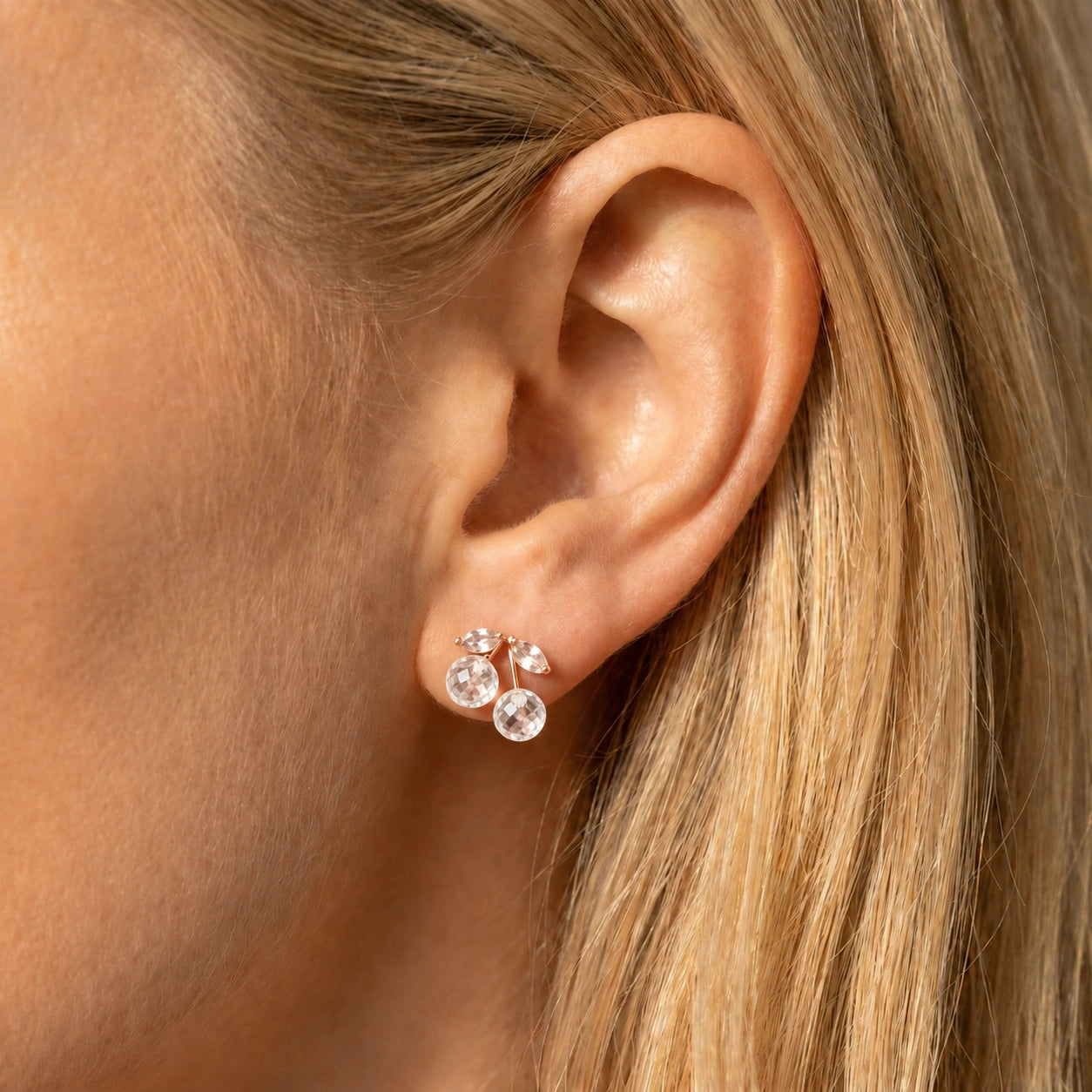 Rose Gold Peridot & White Topaz — Mariadiodata