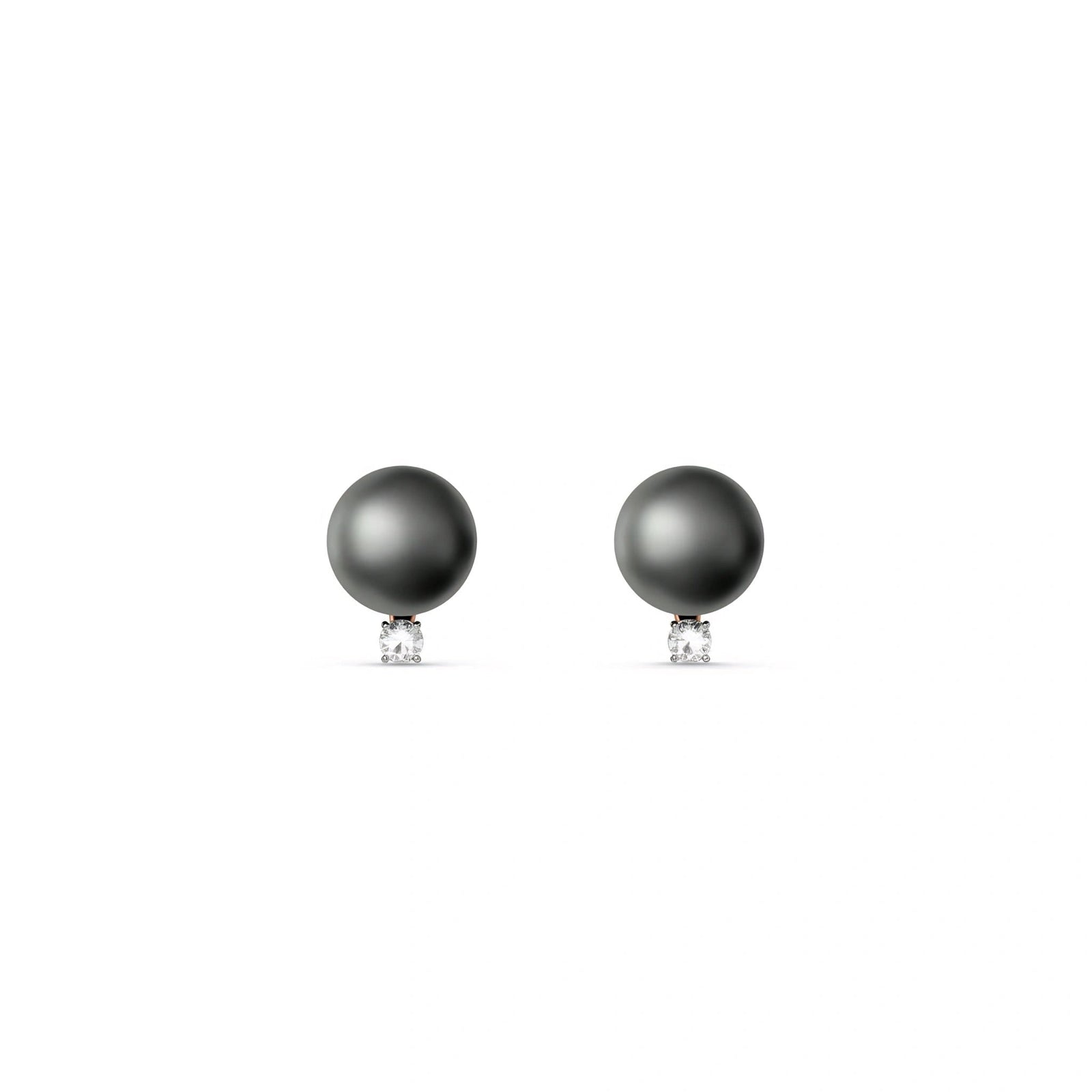 Rose Gold Bloom Earrings Pearl 10K — Loretta