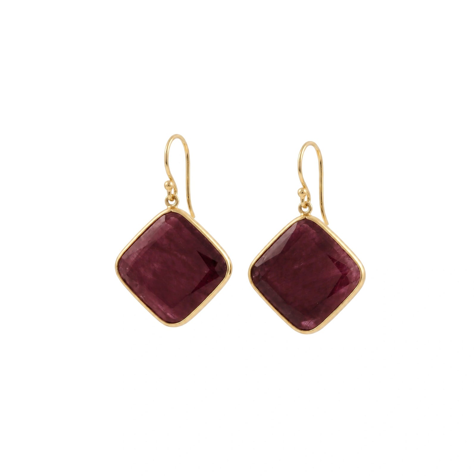 Yellow Gold Ruby & Diamond — Mariadonata
