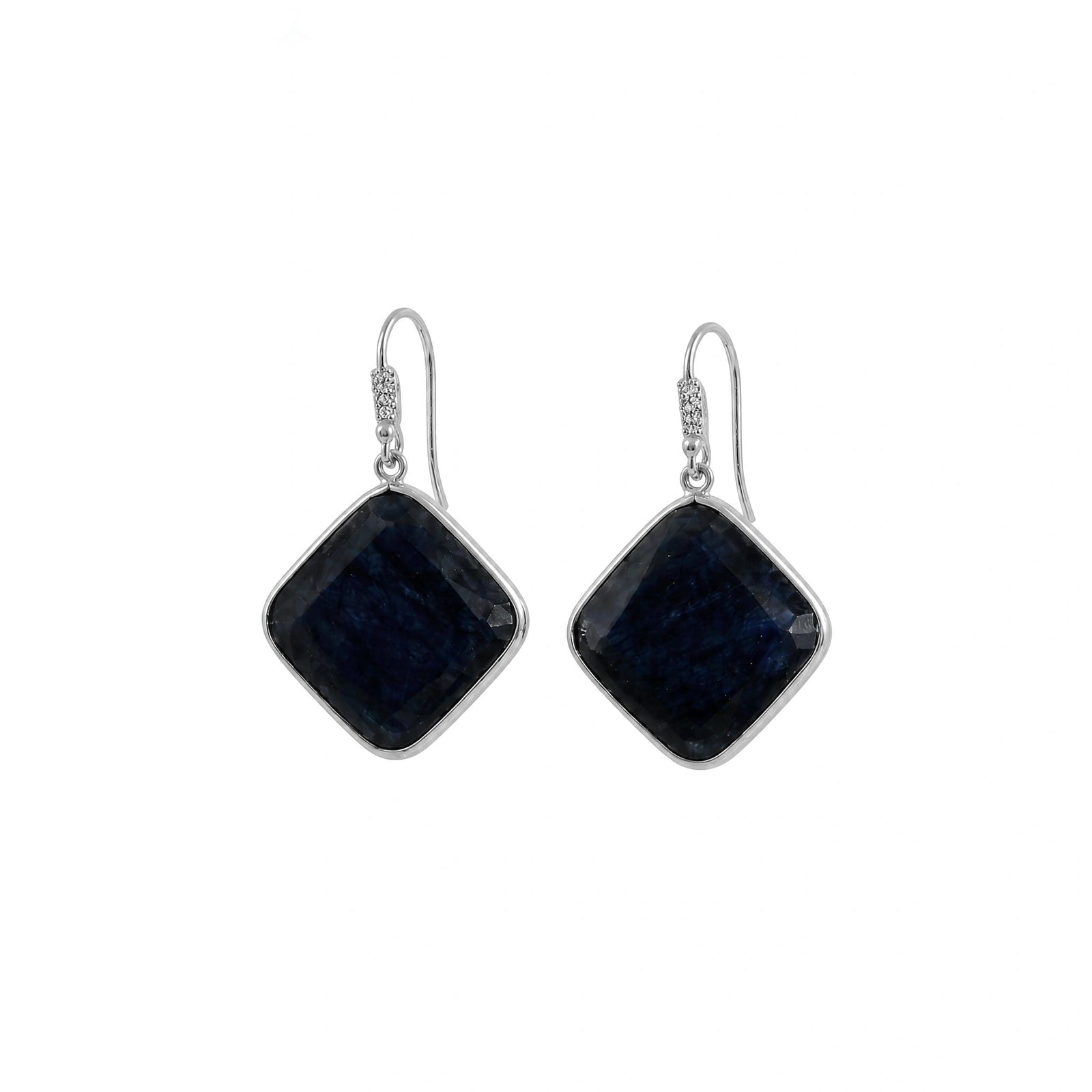 White Gold Sapphire & Diamond — Mariadonata
