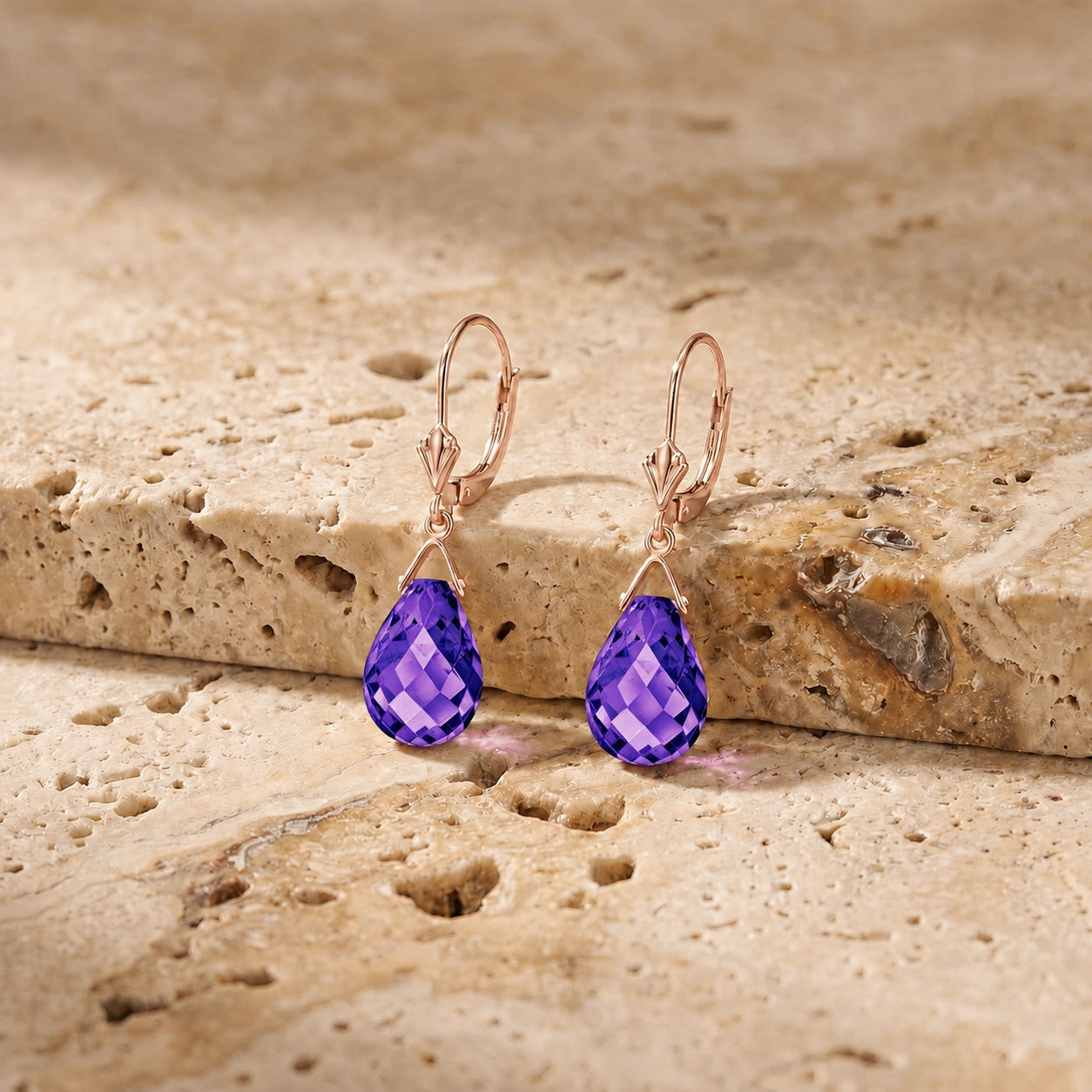 Rose Gold Amethyst — Mariaebe