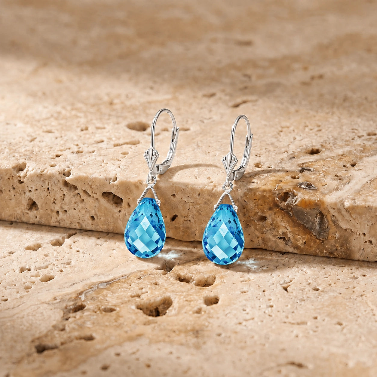 White Gold Blue Topaz — Mariaebe
