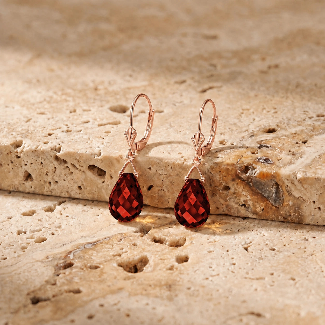 Rose Gold Garnet — Mariaebe