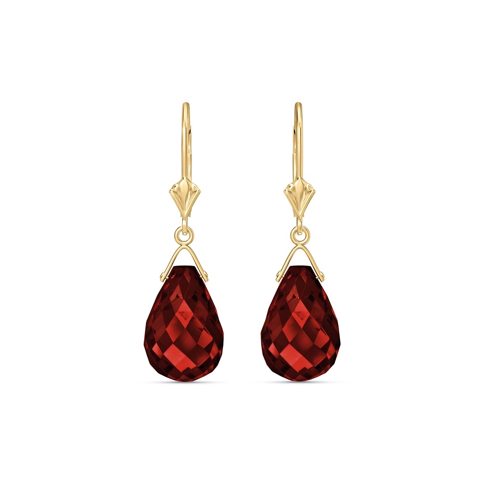 Yellow Gold Garnet — Mariaebe