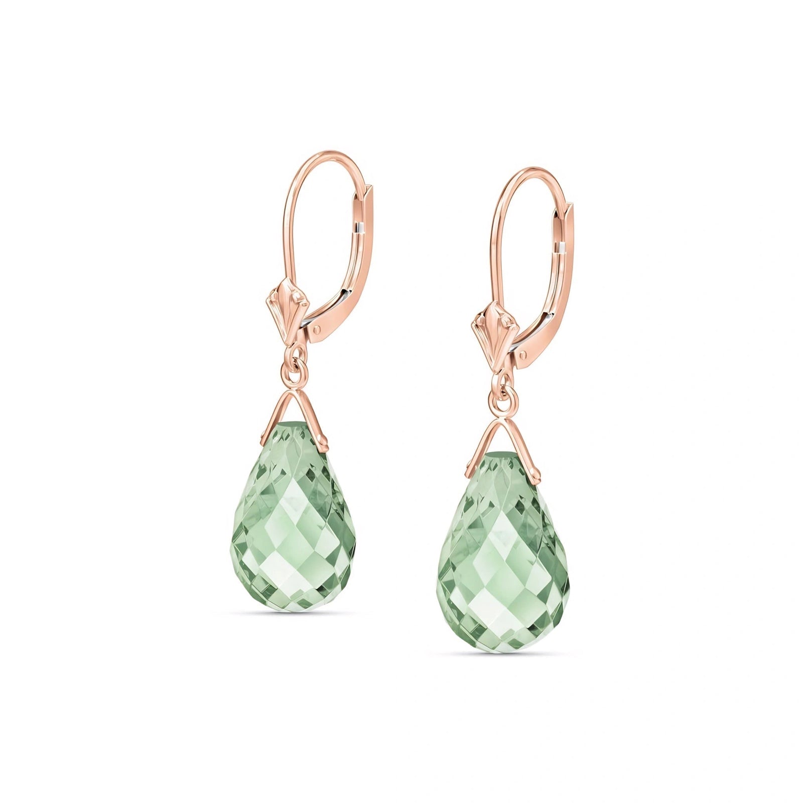 Rose Gold Green Amethyst — Mariaebe