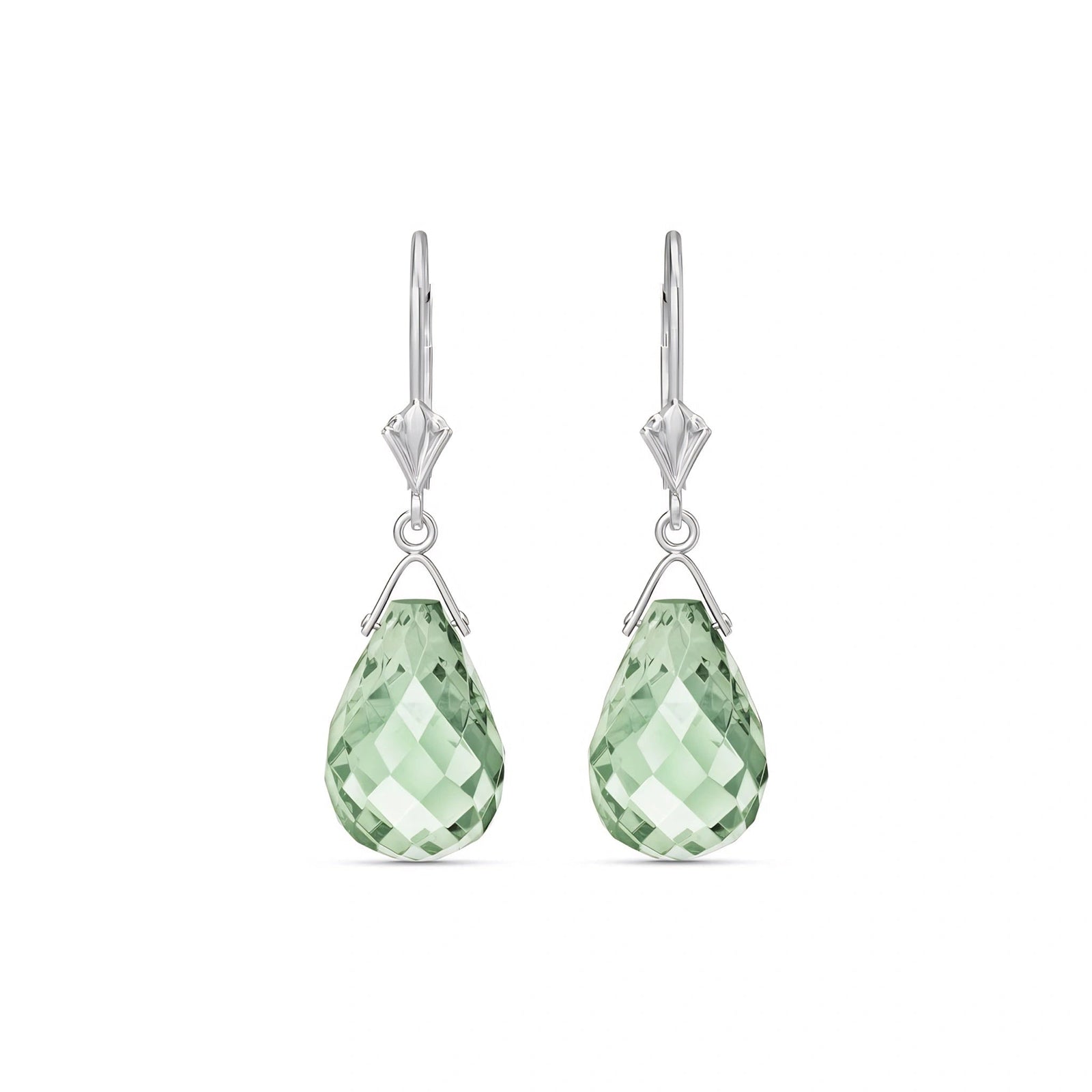 White Gold Green Amethyst — Mariaebe
