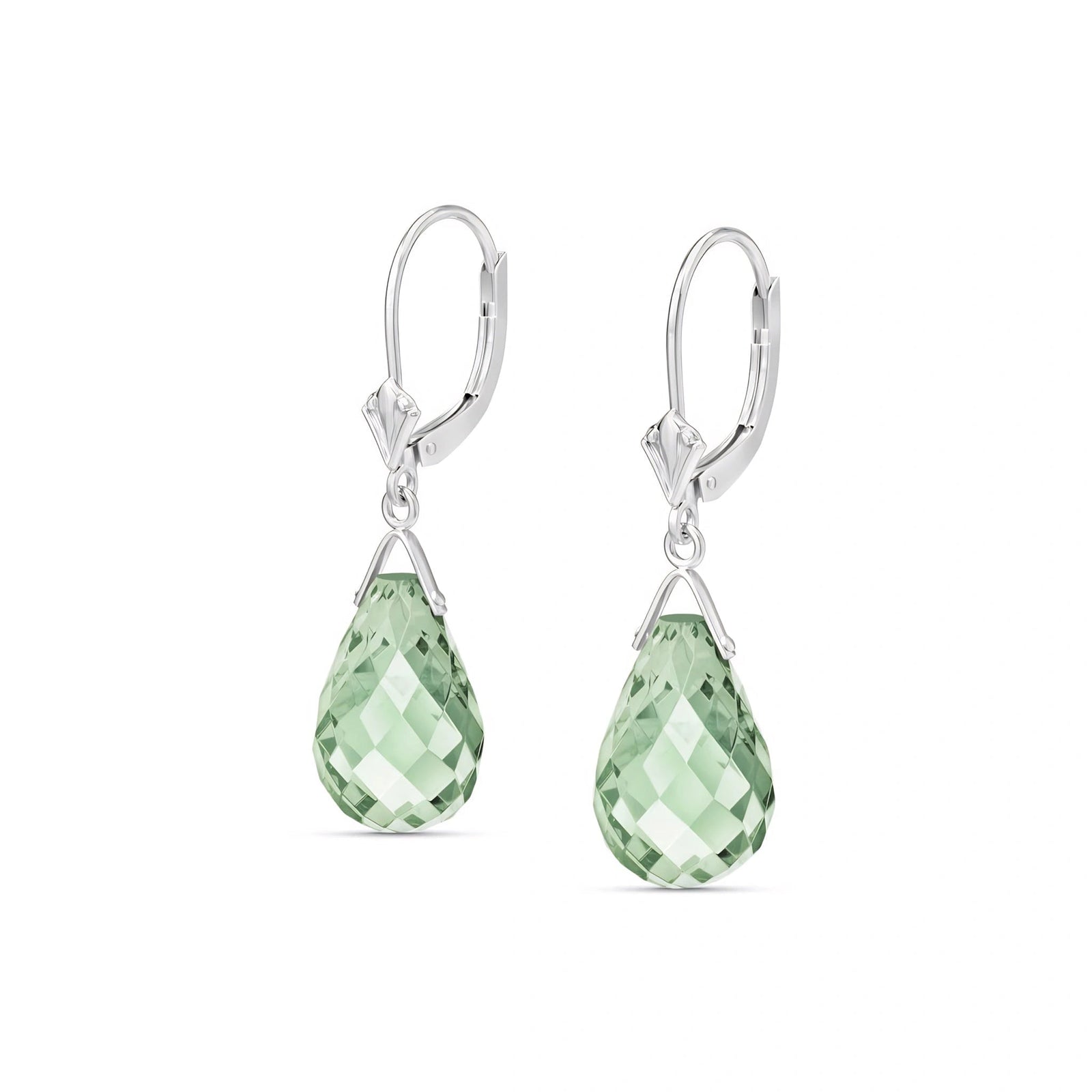 White Gold Green Amethyst — Mariaebe