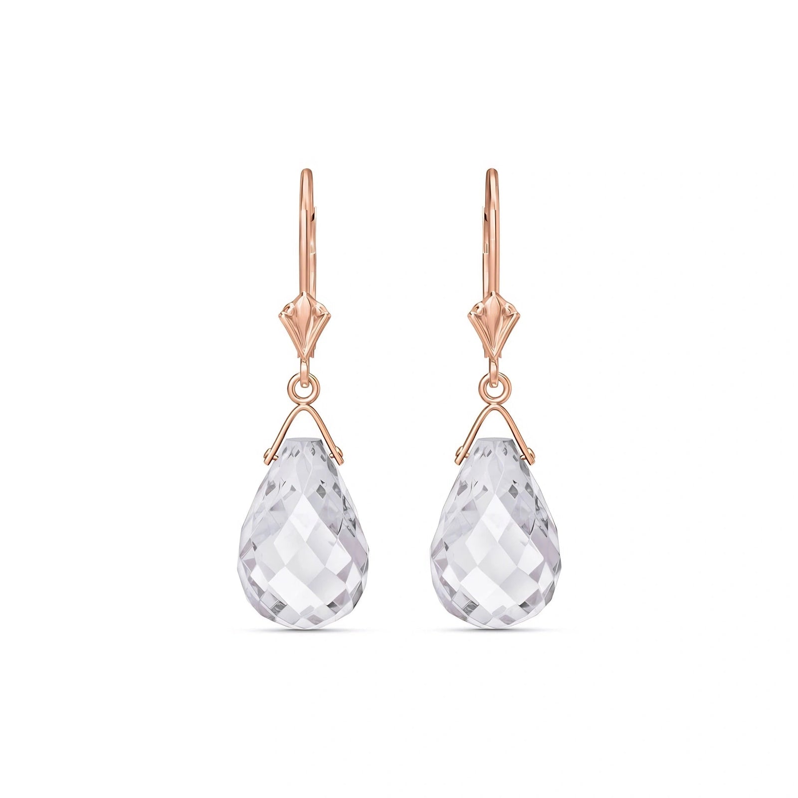 Rose Gold White Topaz — Mariaebe