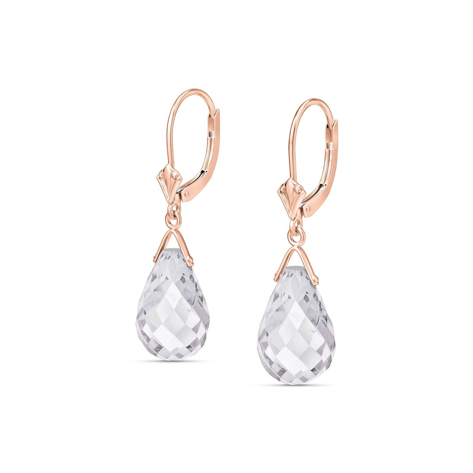 Rose Gold White Topaz — Mariaebe