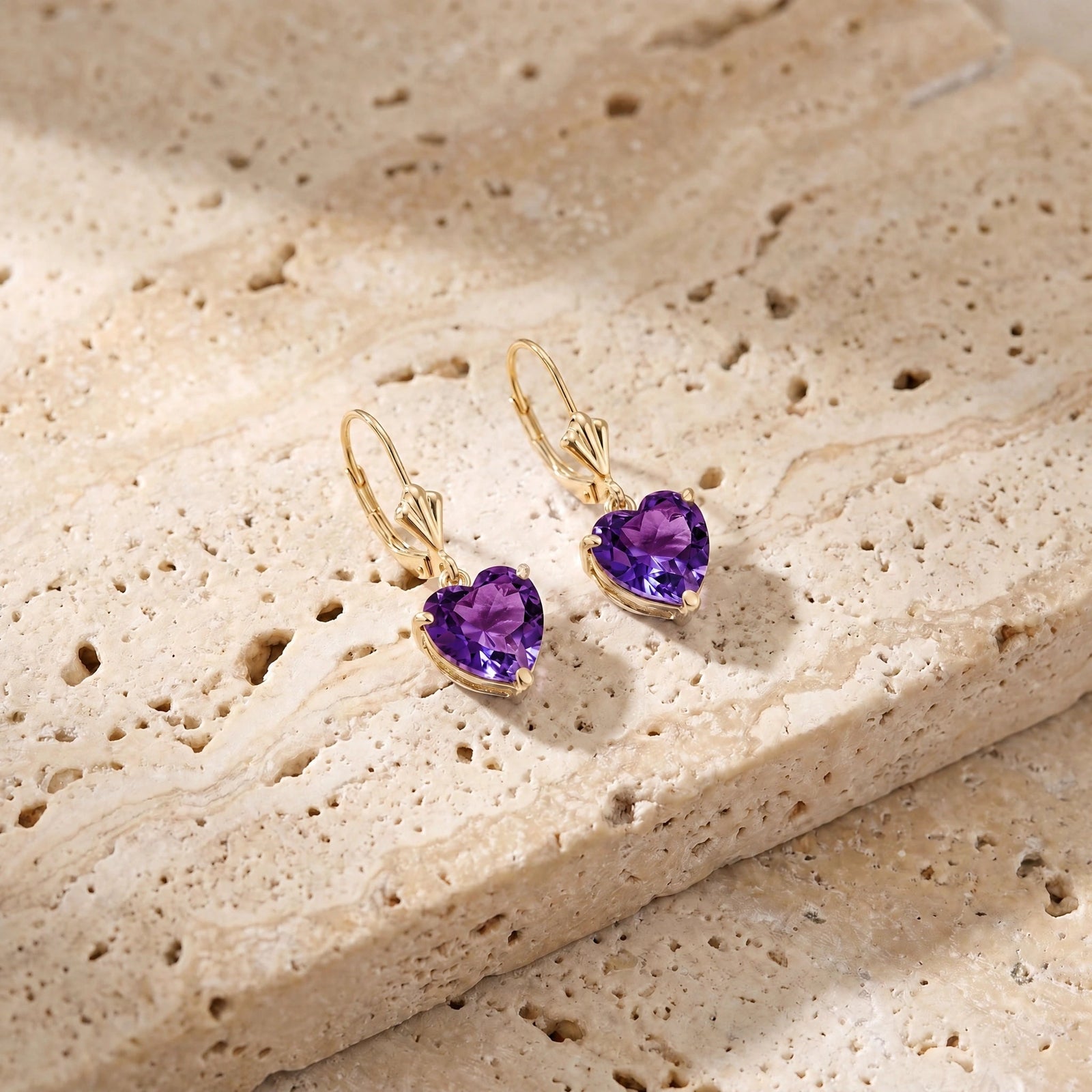Yellow Gold Amethyst — Mariaedvige