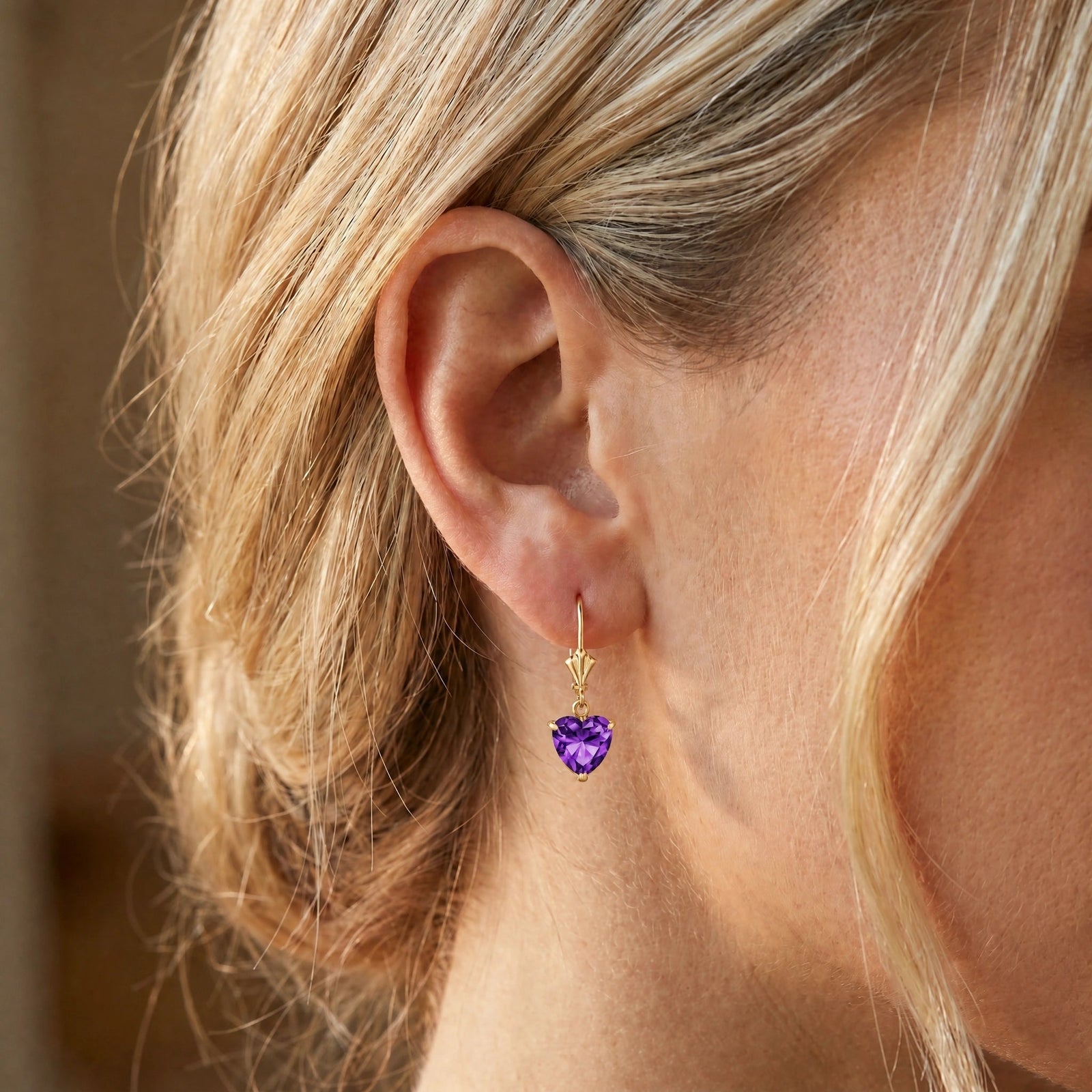 Yellow Gold Amethyst — Mariaedvige