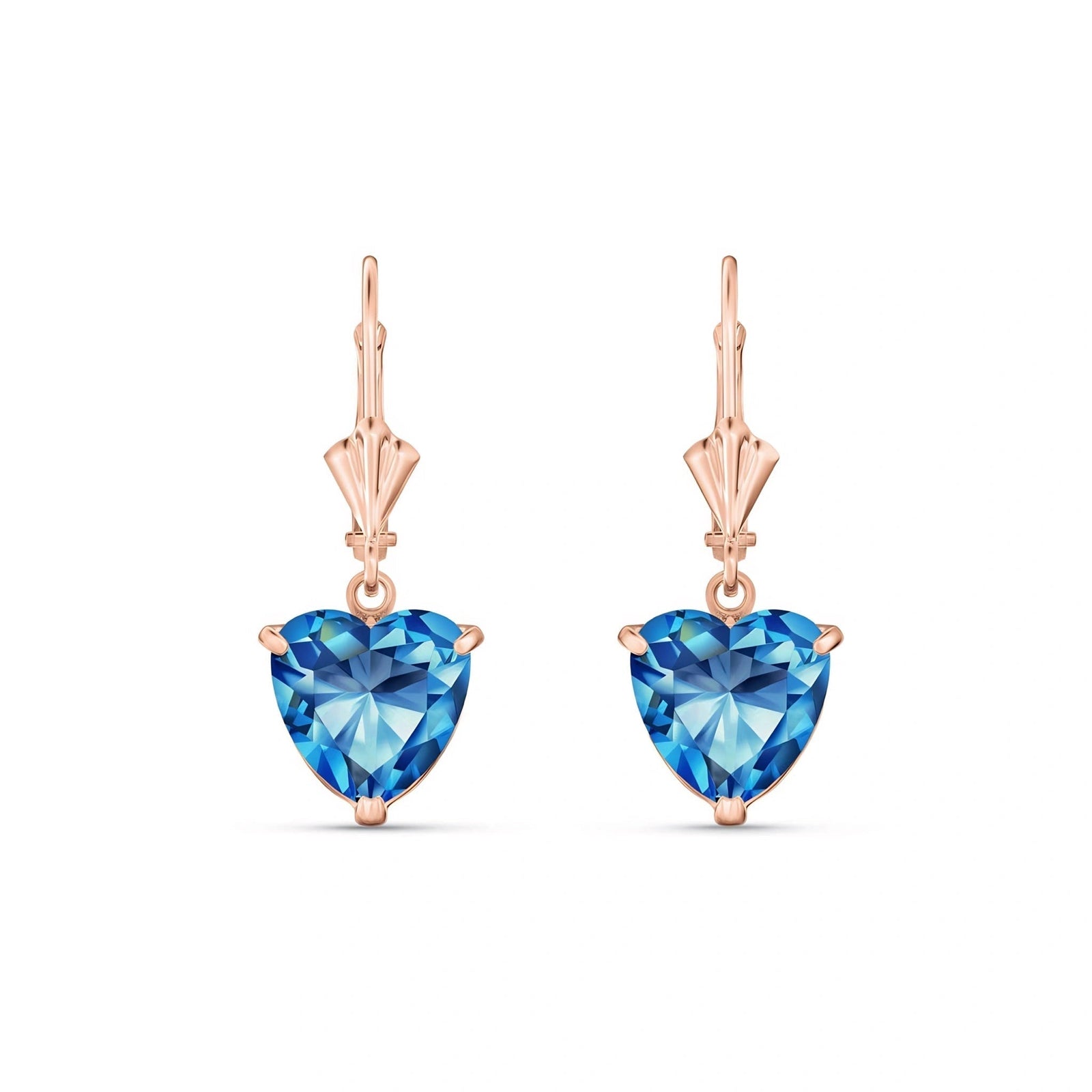 Rose Gold Blue Topaz — Mariaedvige