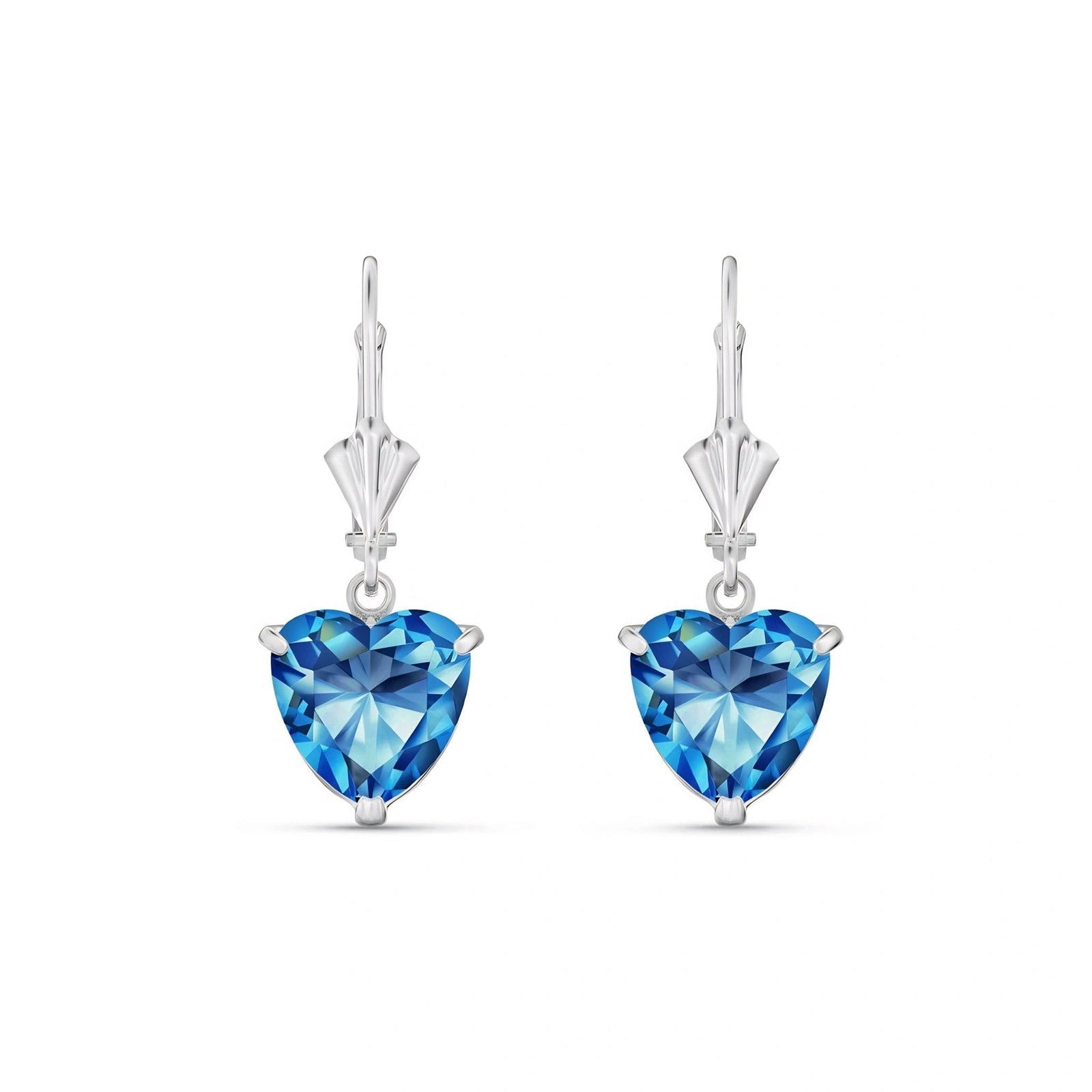 White Gold Blue Topaz — Mariaedvige