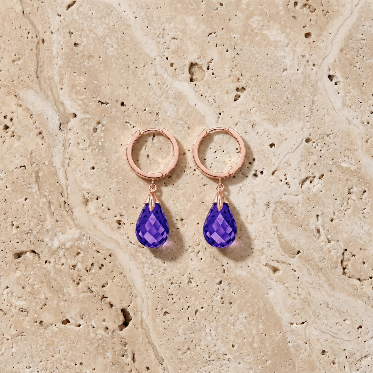 Rose Gold Amethyst — Mariaegle