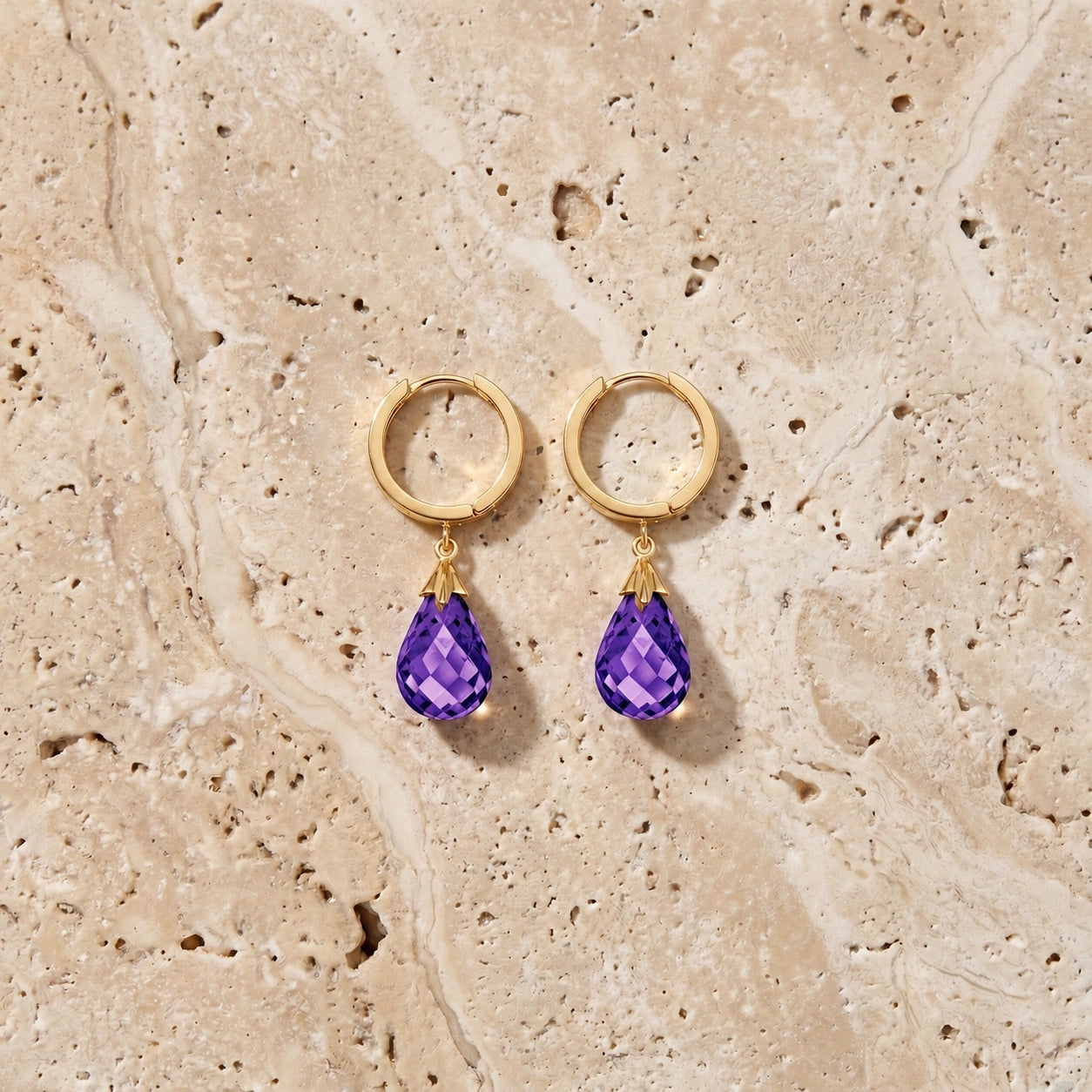 Yellow Gold Amethyst — Mariaegle