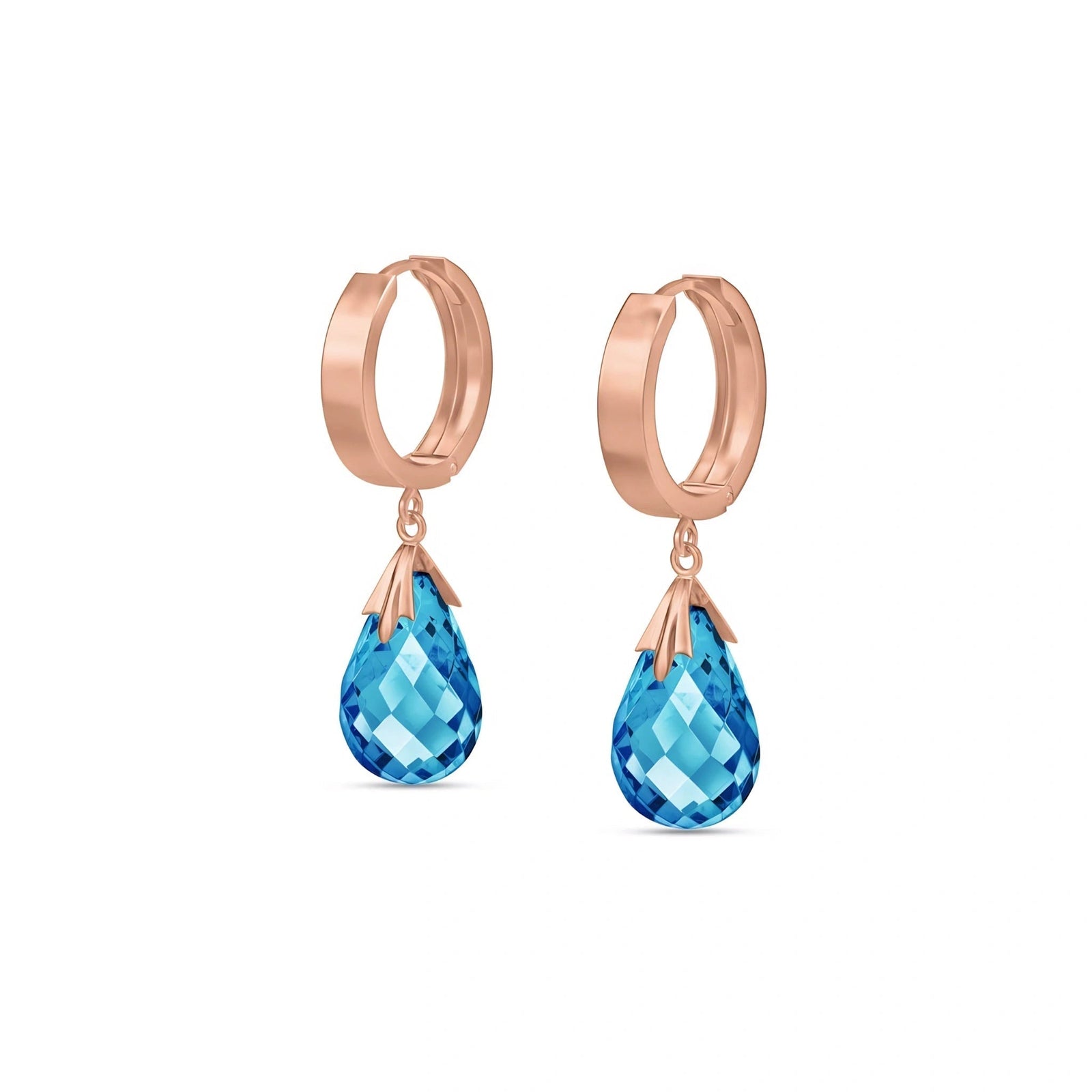 Rose Gold Blue Topaz — Mariaegle